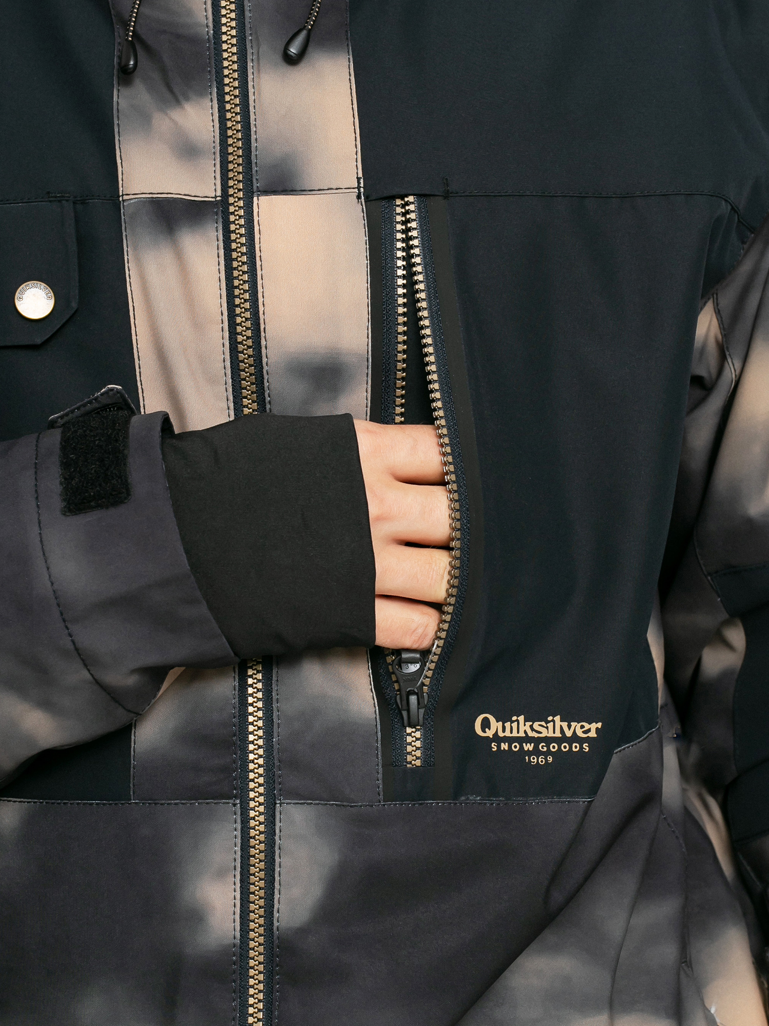 Męska Kurtka snowboardowa Quiksilver Tamarack (tannin particul)