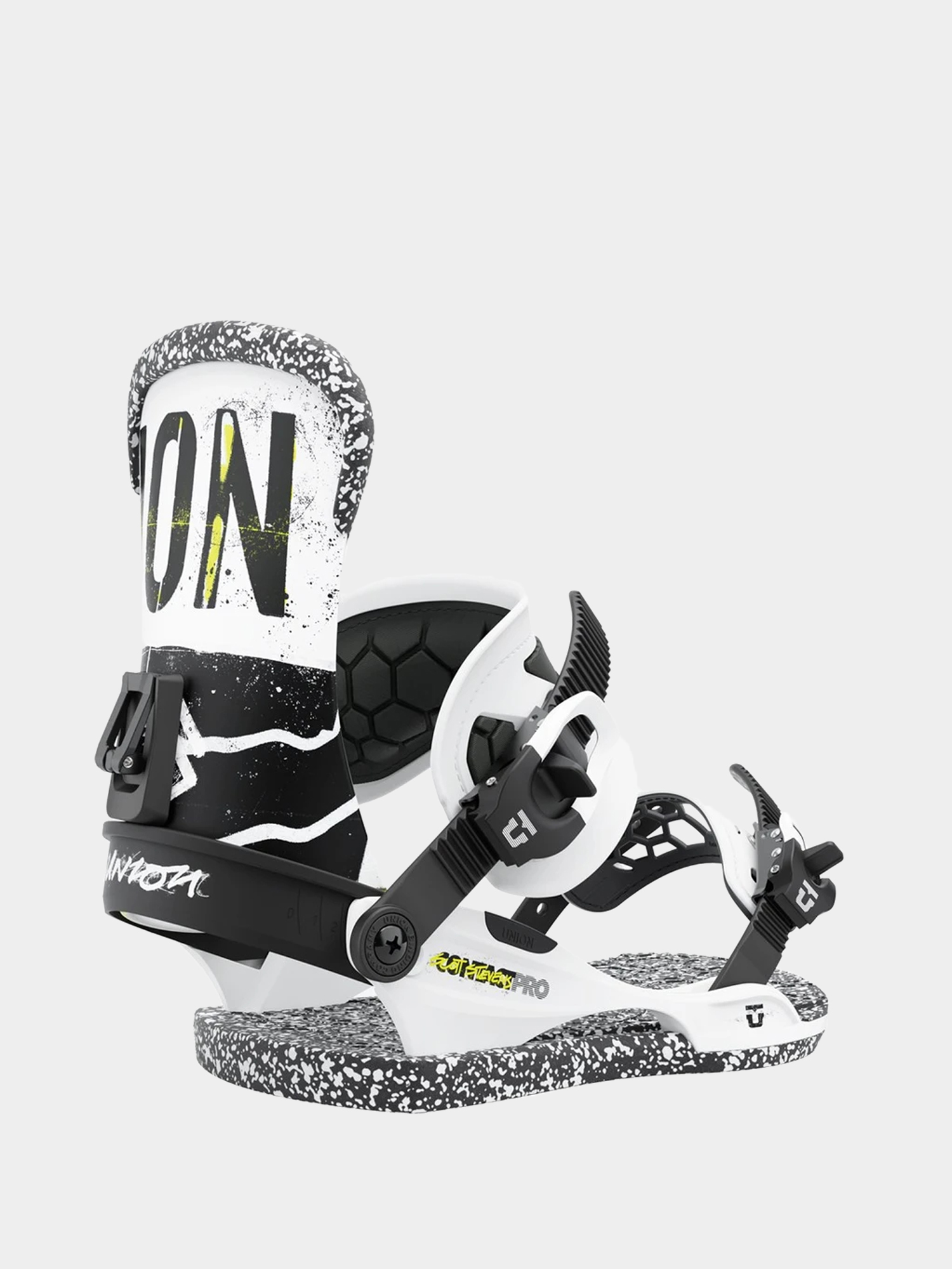 Mサイズ■UNION CONTACT PRO scott stevens Wiązania snowboardowe Union Contact Pro - wielobarwny (white scott