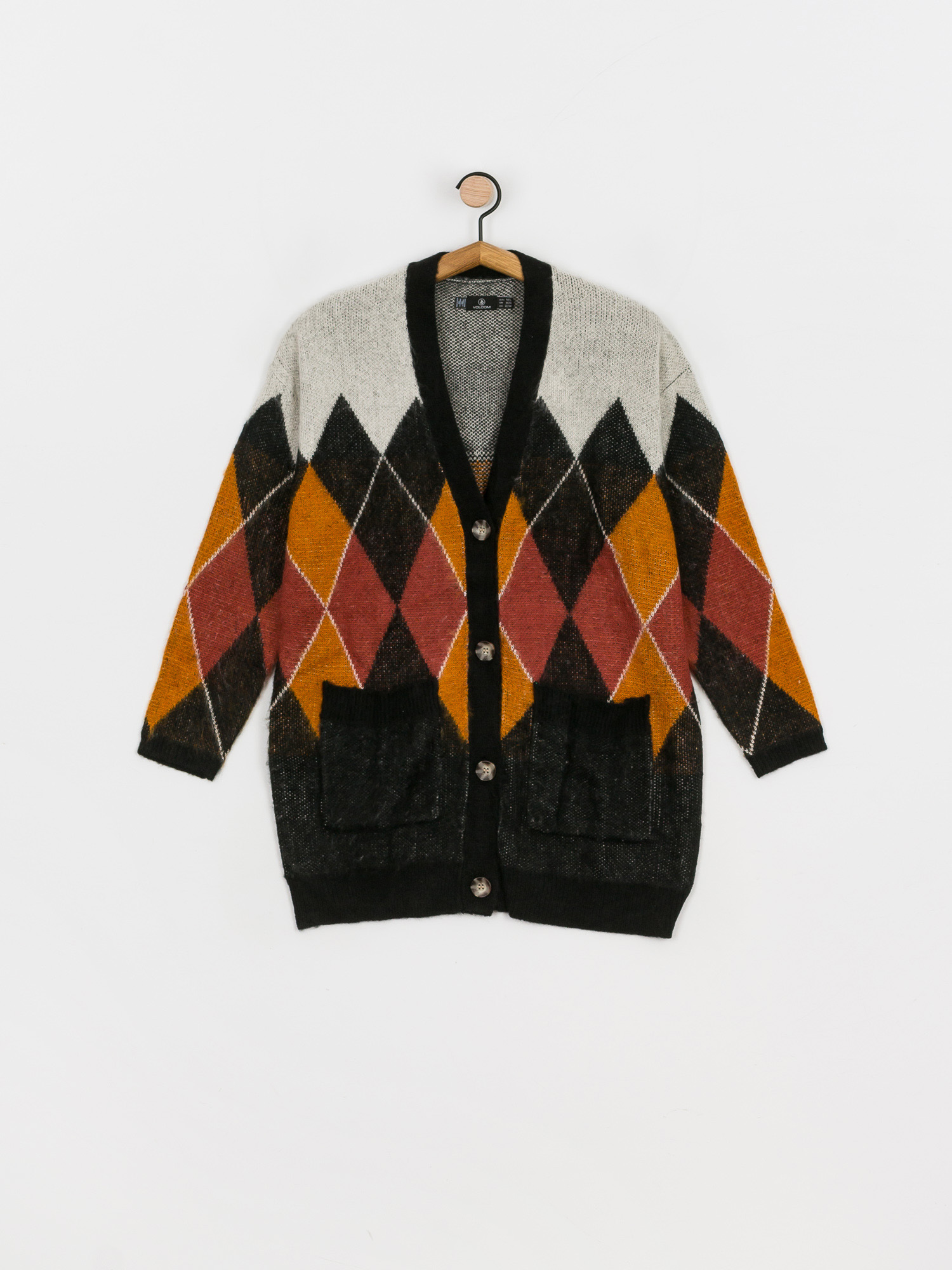 Sweter Volcom Knitty City Cardi Wmn (black combo)