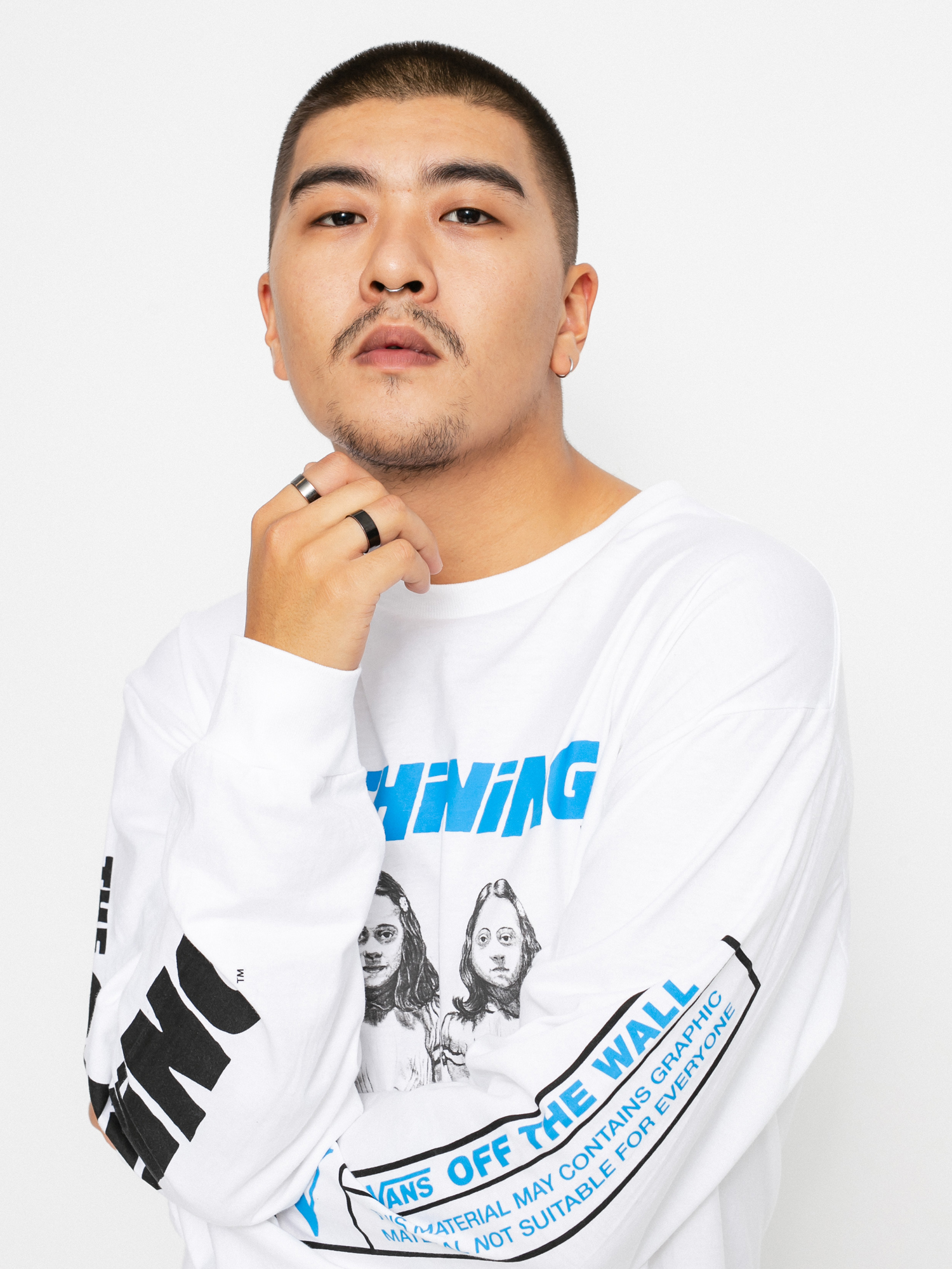 Longsleeve Vans X Terror The Shining (white)