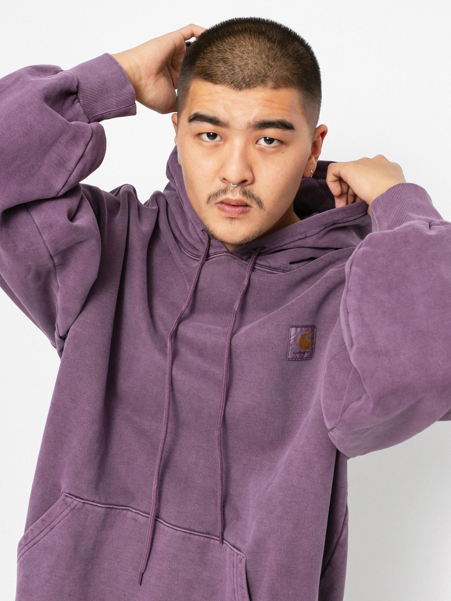 Bluza z kapturem Carhartt WIP Vista HD (dark iris)