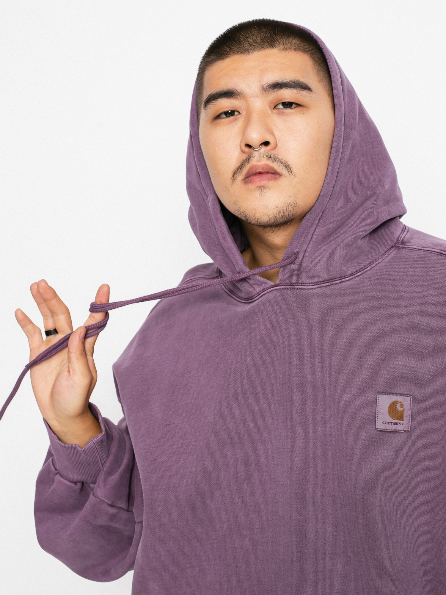 Bluza z kapturem Carhartt WIP Vista HD (dark iris)