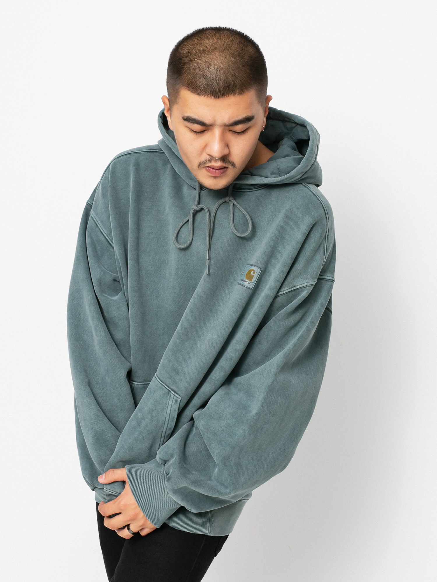 Bluza z kapturem Carhartt WIP Vista HD (eucalyptus)