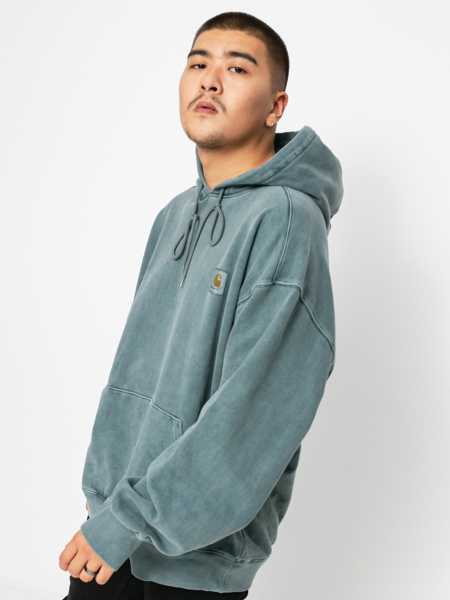 Bluza z kapturem Carhartt WIP Vista HD (eucalyptus)
