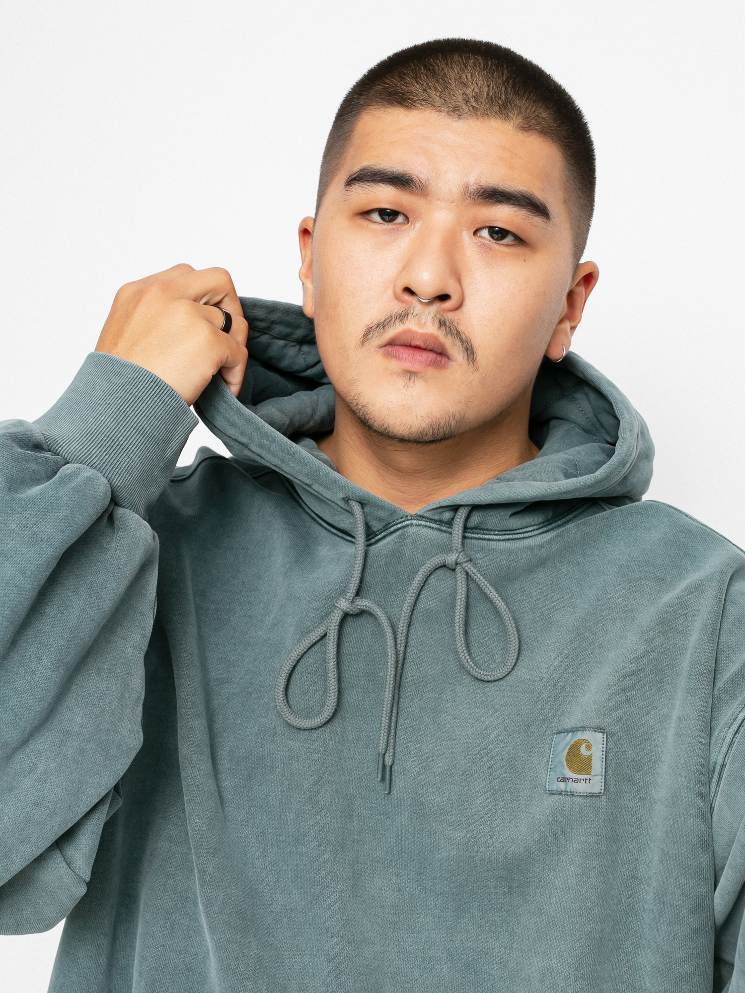 Bluza z kapturem Carhartt WIP Vista HD (eucalyptus)