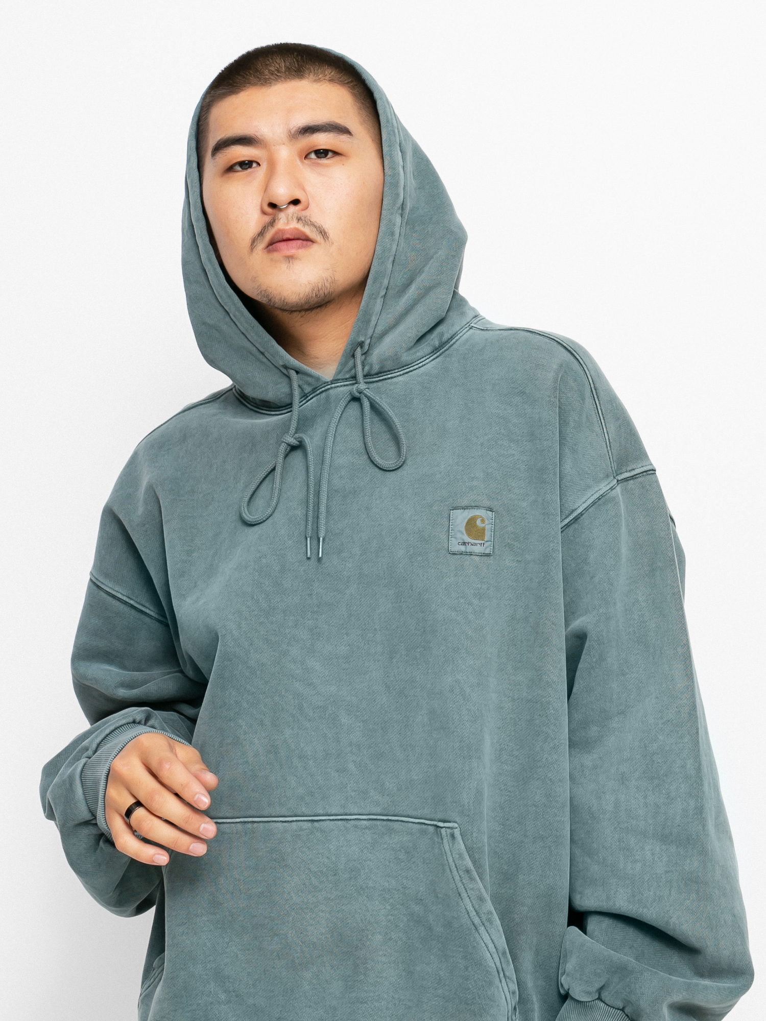 Bluza z kapturem Carhartt WIP Vista HD (eucalyptus)