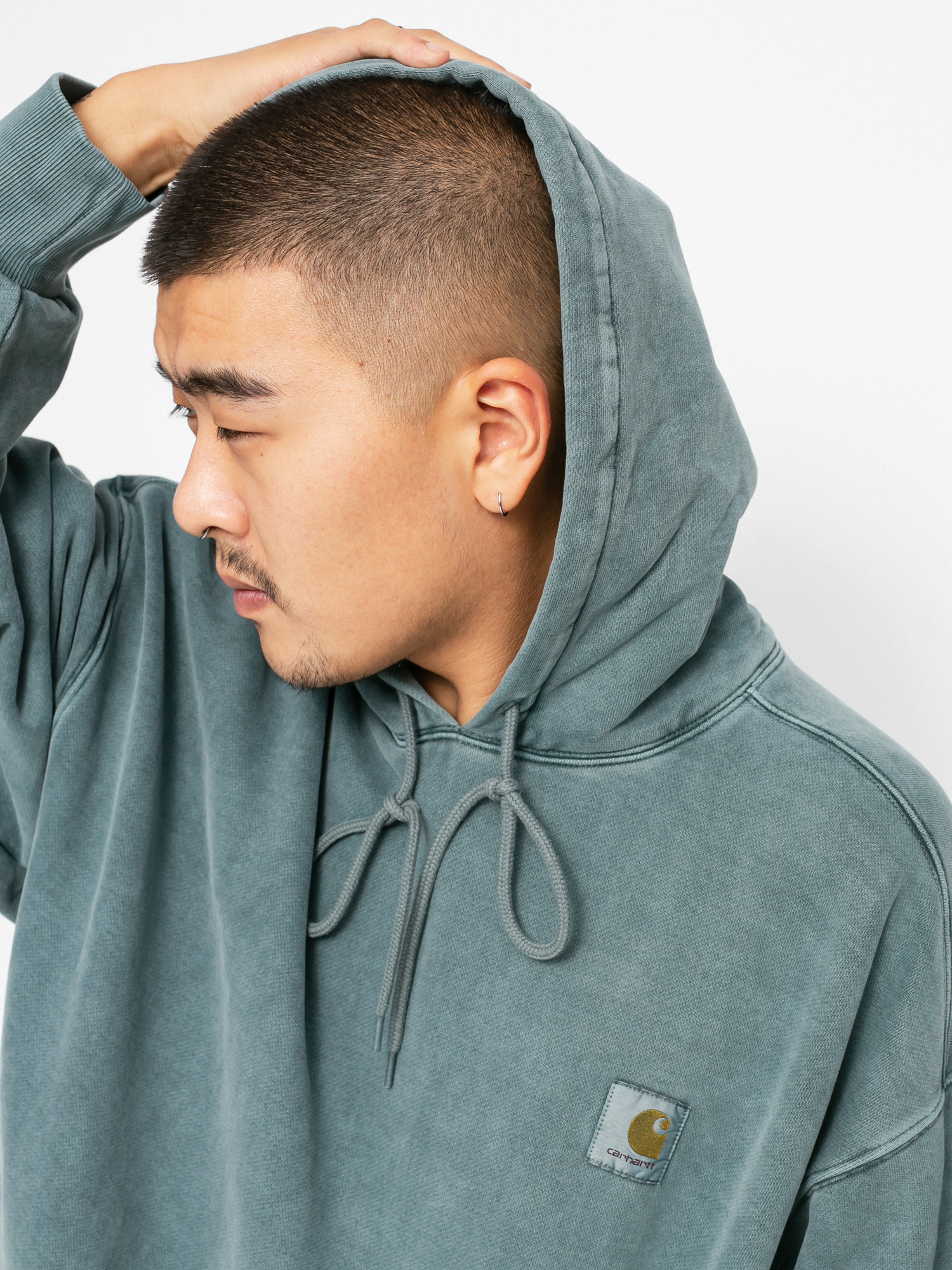 Bluza z kapturem Carhartt WIP Vista HD (eucalyptus)