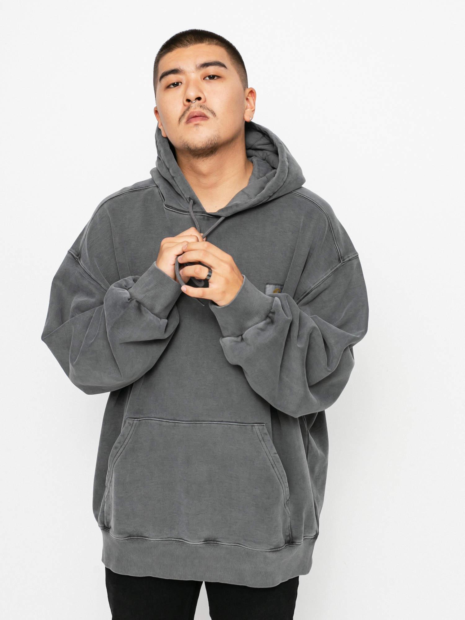 Bluza z kapturem Carhartt WIP Vista HD (soot)