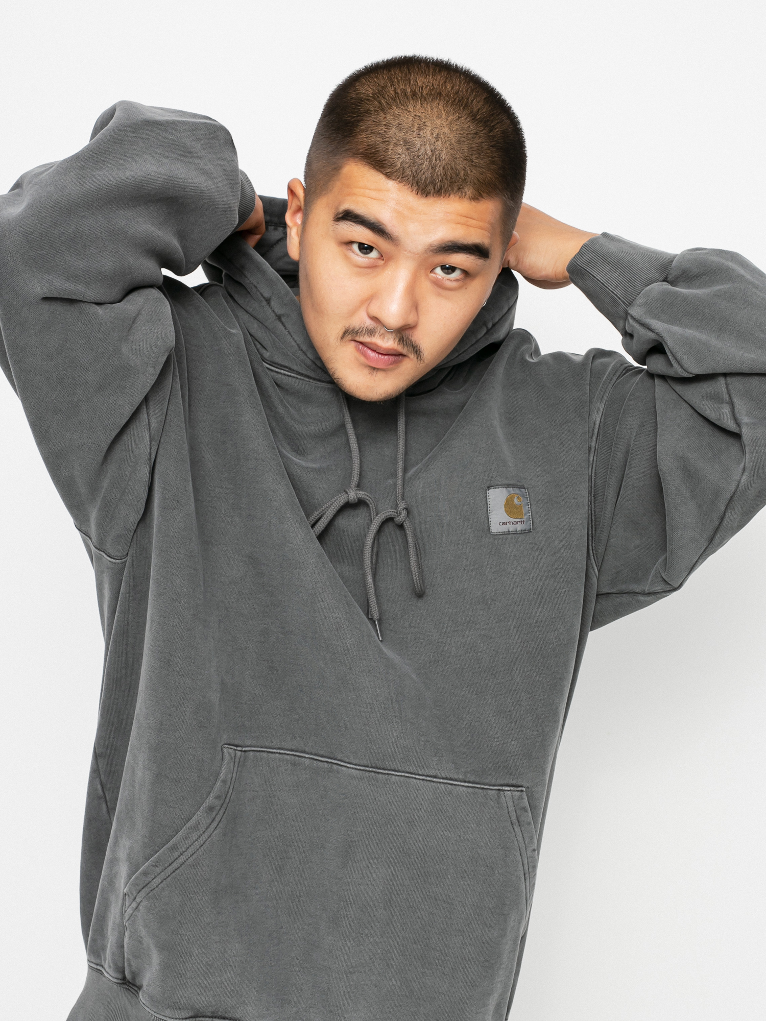 Bluza z kapturem Carhartt WIP Vista HD (soot)