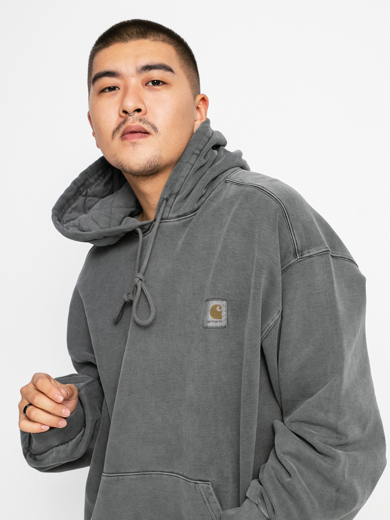 Bluza z kapturem Carhartt WIP Vista HD (soot)