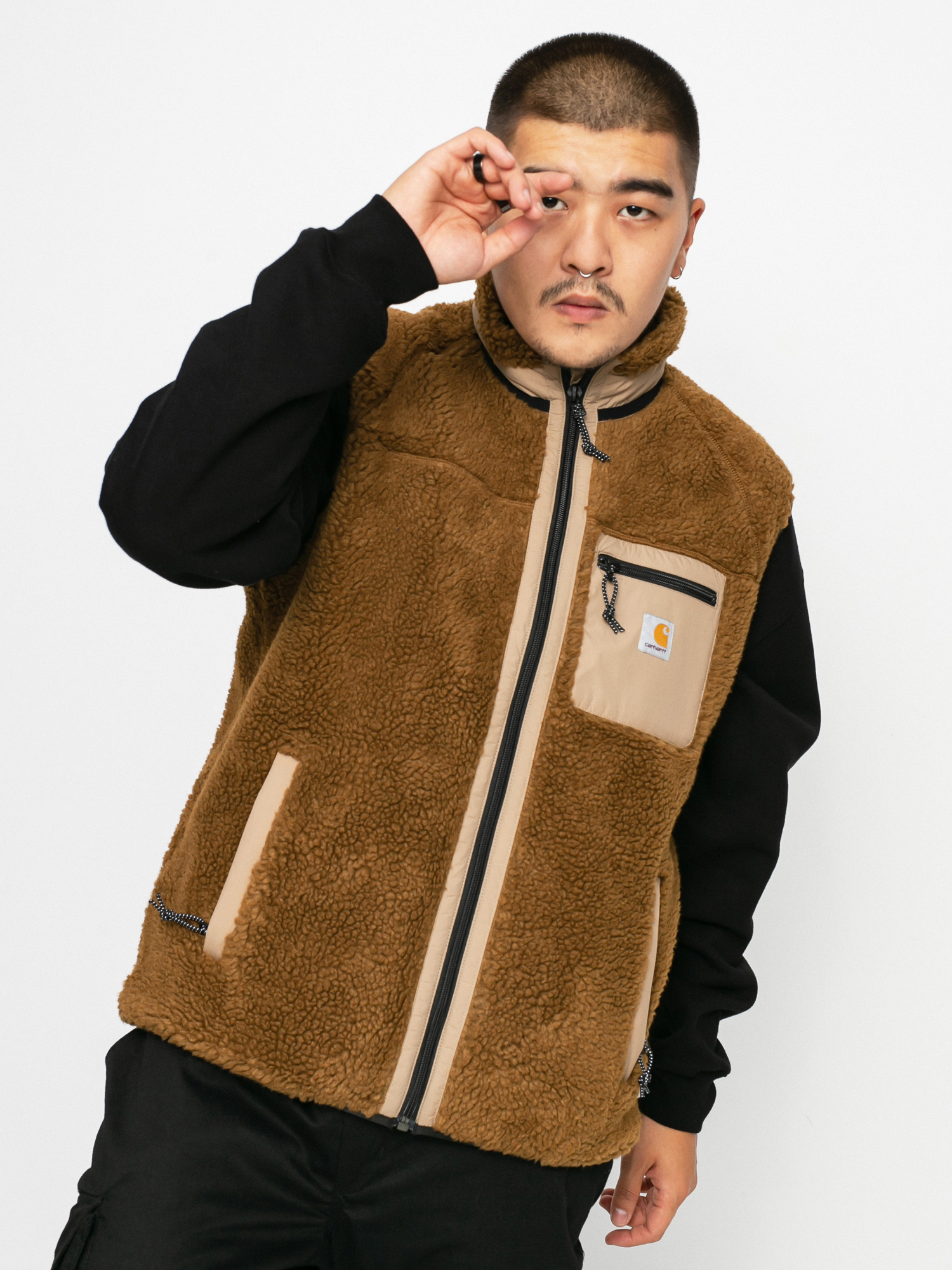 Kamizelka Carhartt WIP Prentis Liner (tawny/leather)