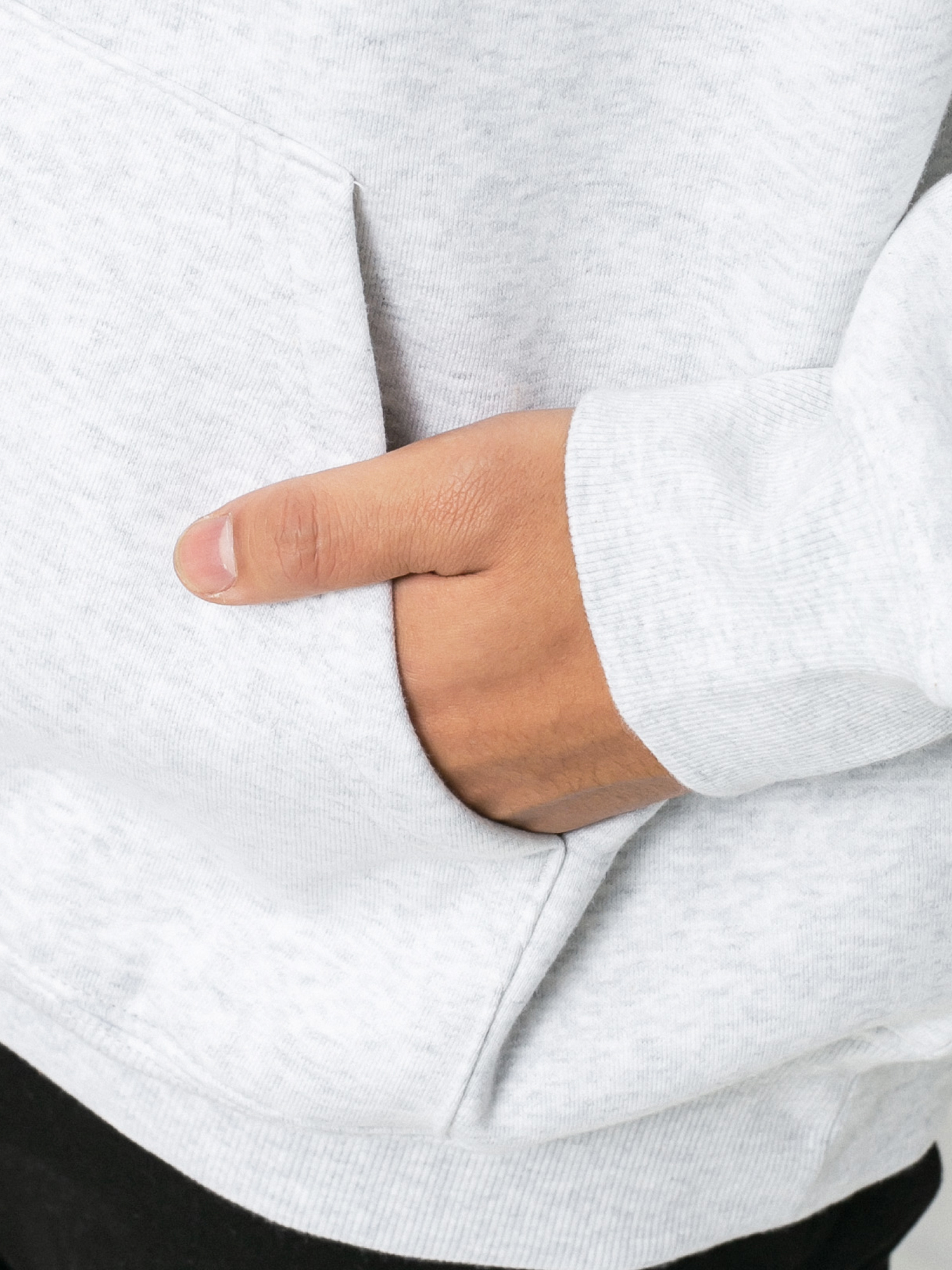 Bluza z kapturem Carhartt WIP Carhartt HD (ash heather/white)