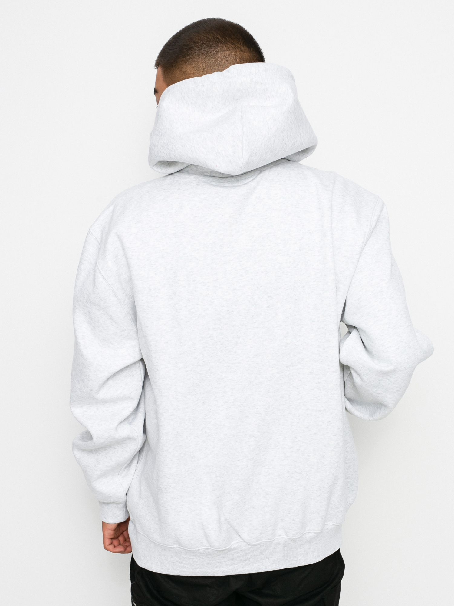 Bluza z kapturem Carhartt WIP Carhartt HD (ash heather/white)