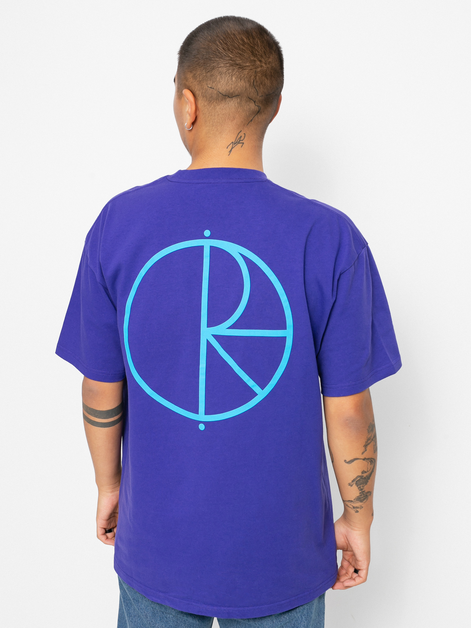 T-shirt Polar Skate Stroke Logo (purple)