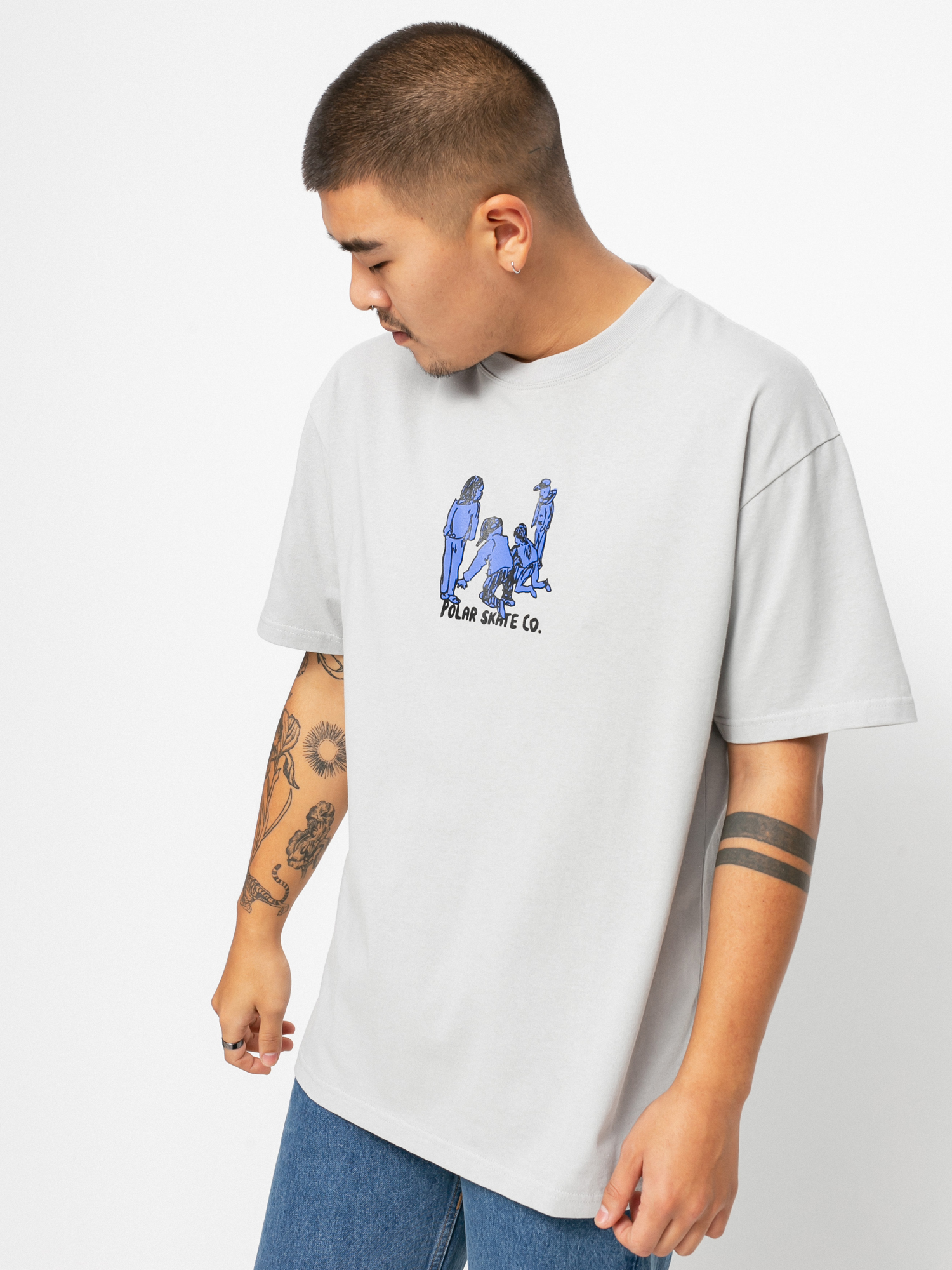 T-shirt Polar Skate Up to no good (silver grey)