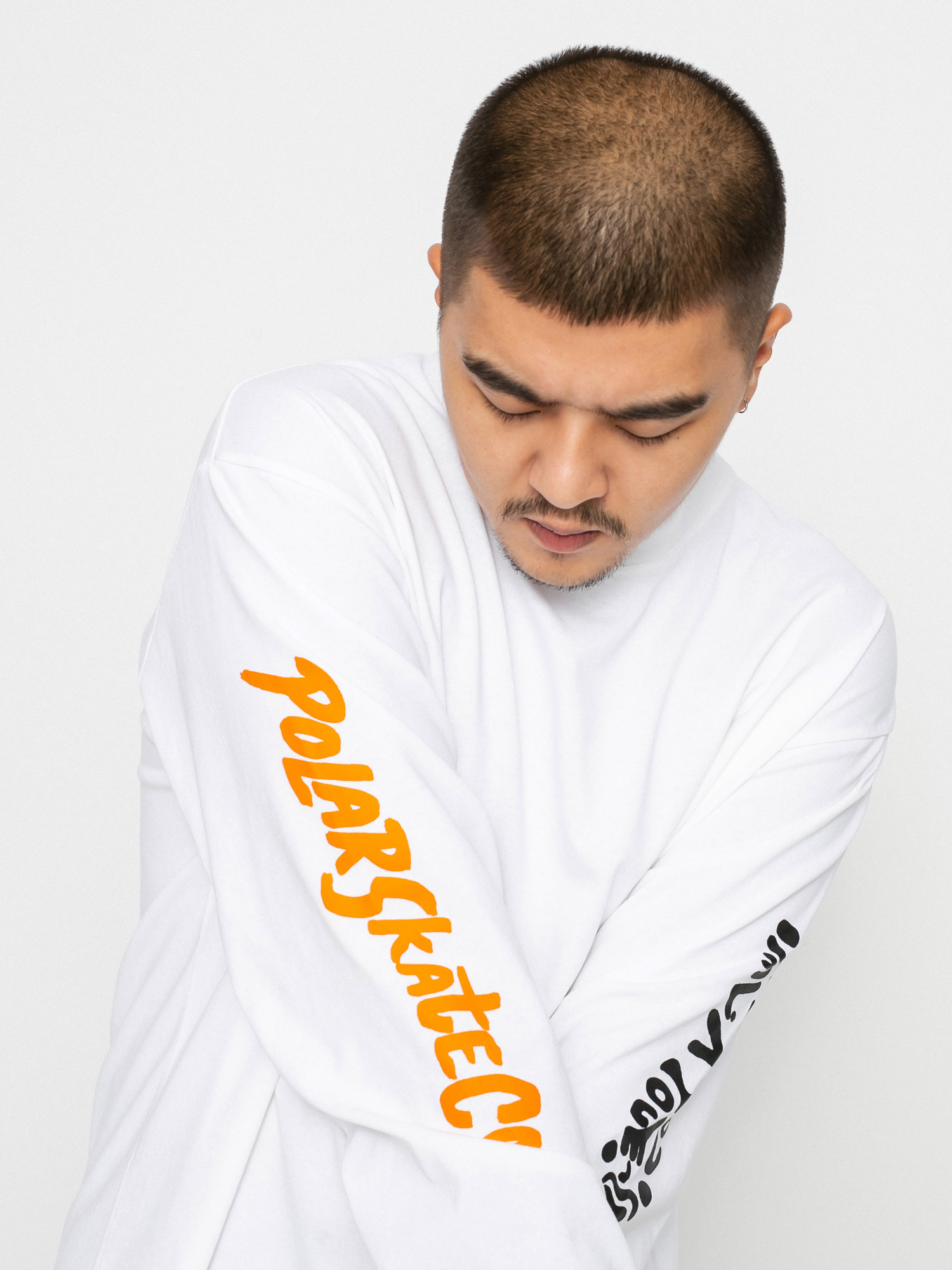 Longsleeve Polar Skate Facescape (white)