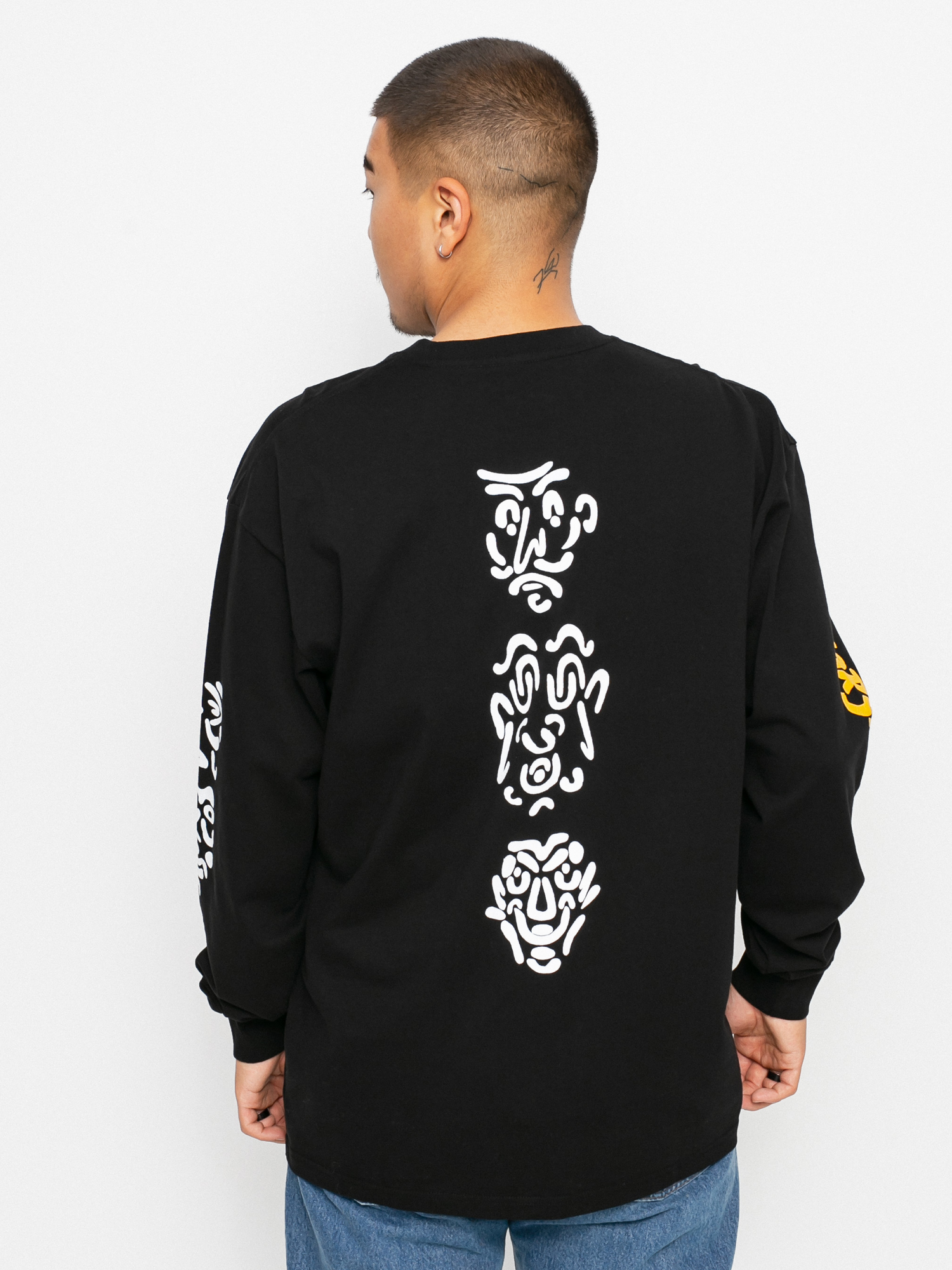 Longsleeve Polar Skate Facescape (black)