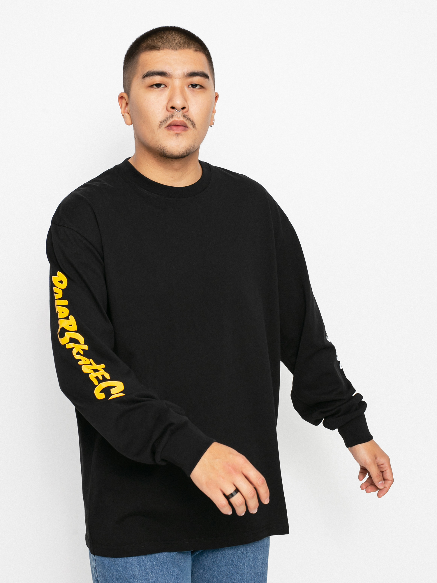 Longsleeve Polar Skate Facescape (black)