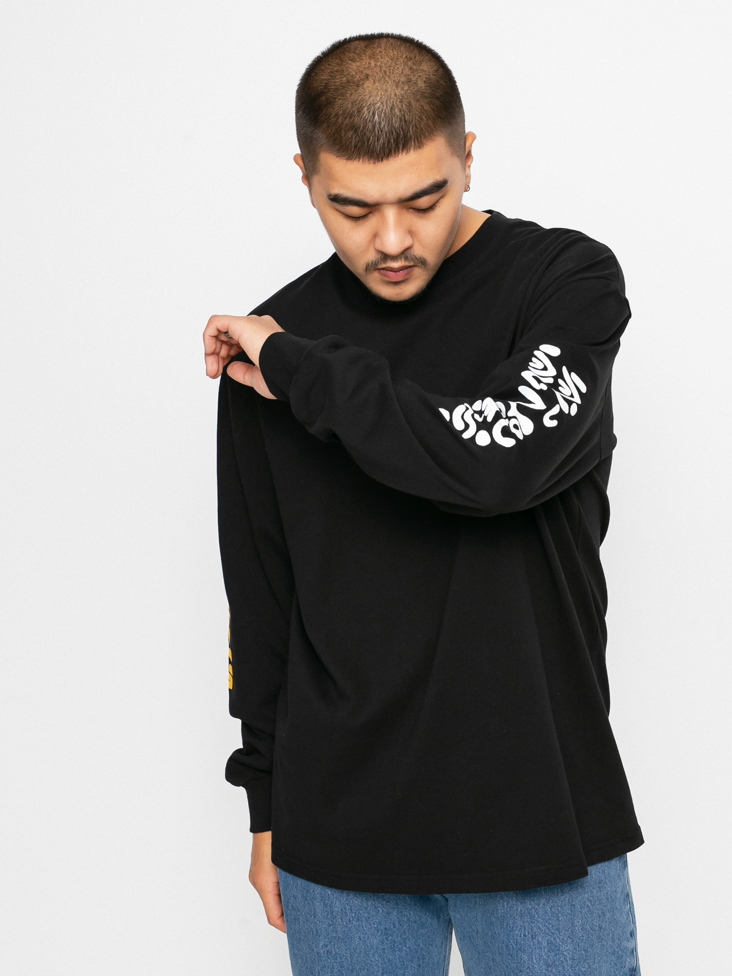 Longsleeve Polar Skate Facescape (black)