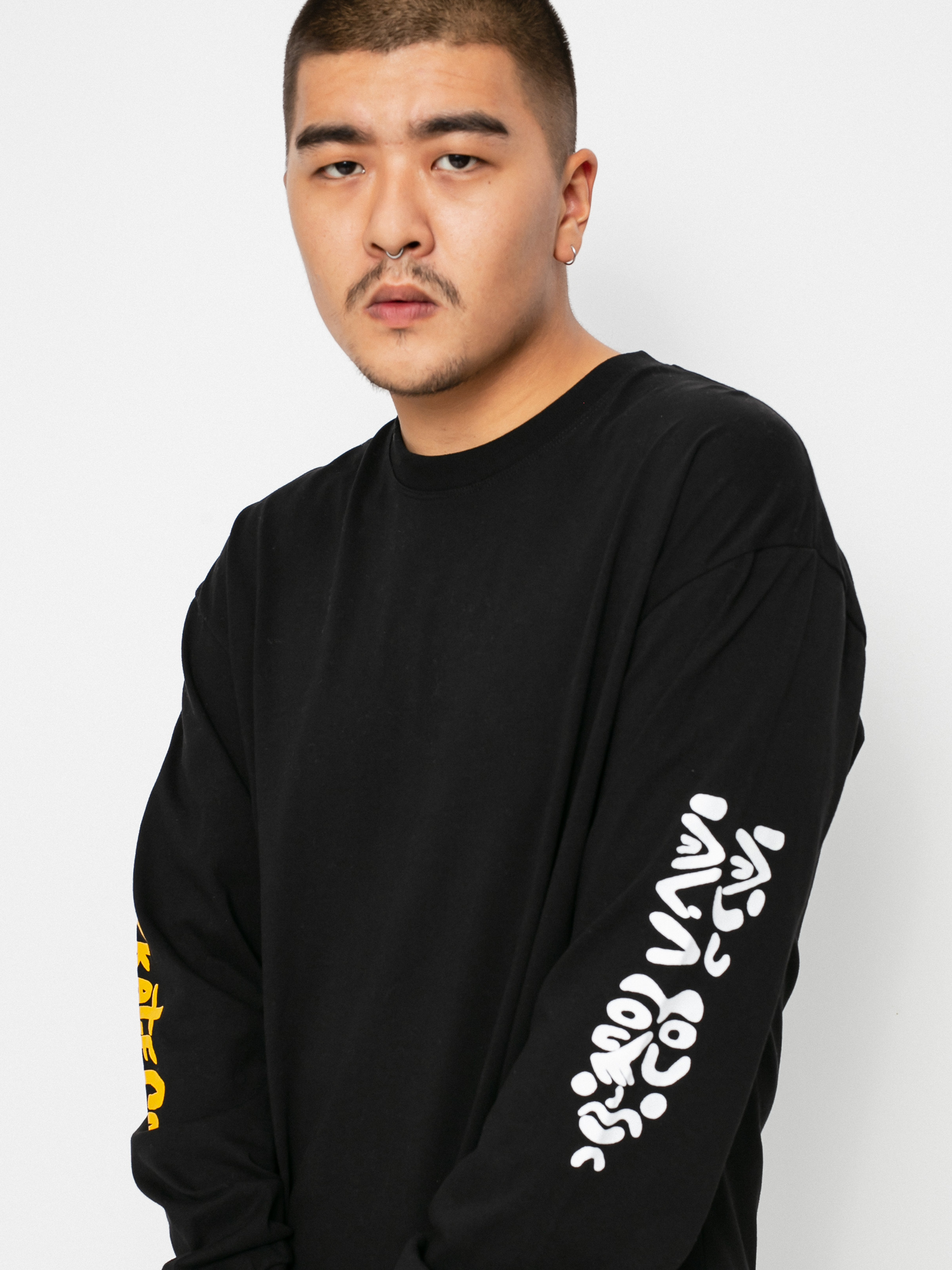 Longsleeve Polar Skate Facescape (black)