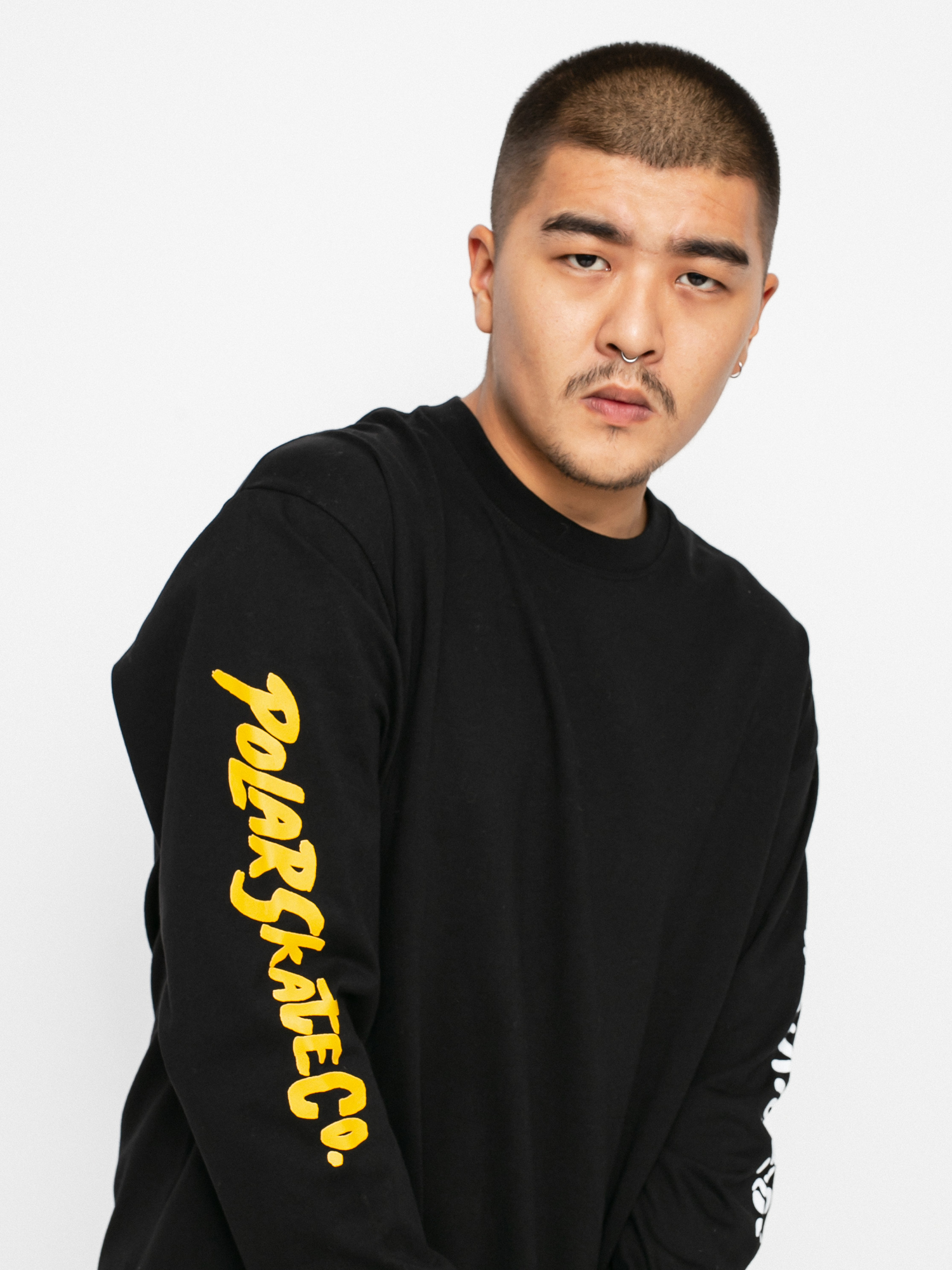 Longsleeve Polar Skate Facescape (black)