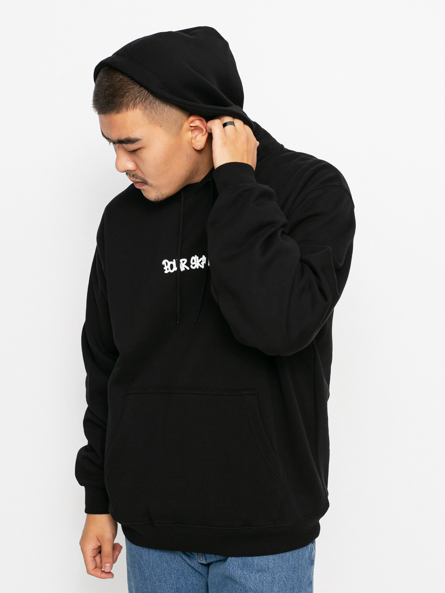 Bluza z kapturem Polar Skate World Domination HD (black)