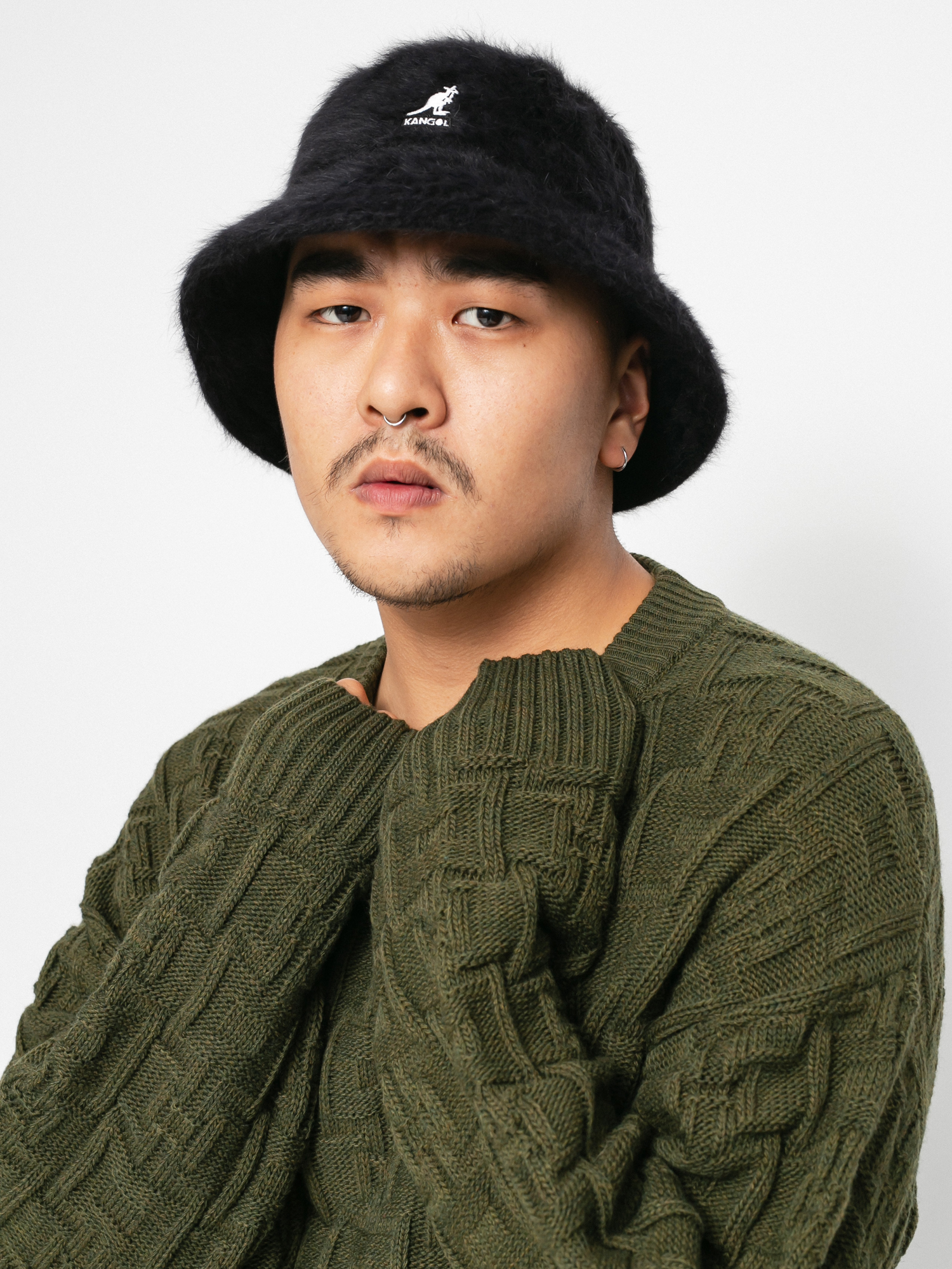Sweter Polar Skate Square (army green)