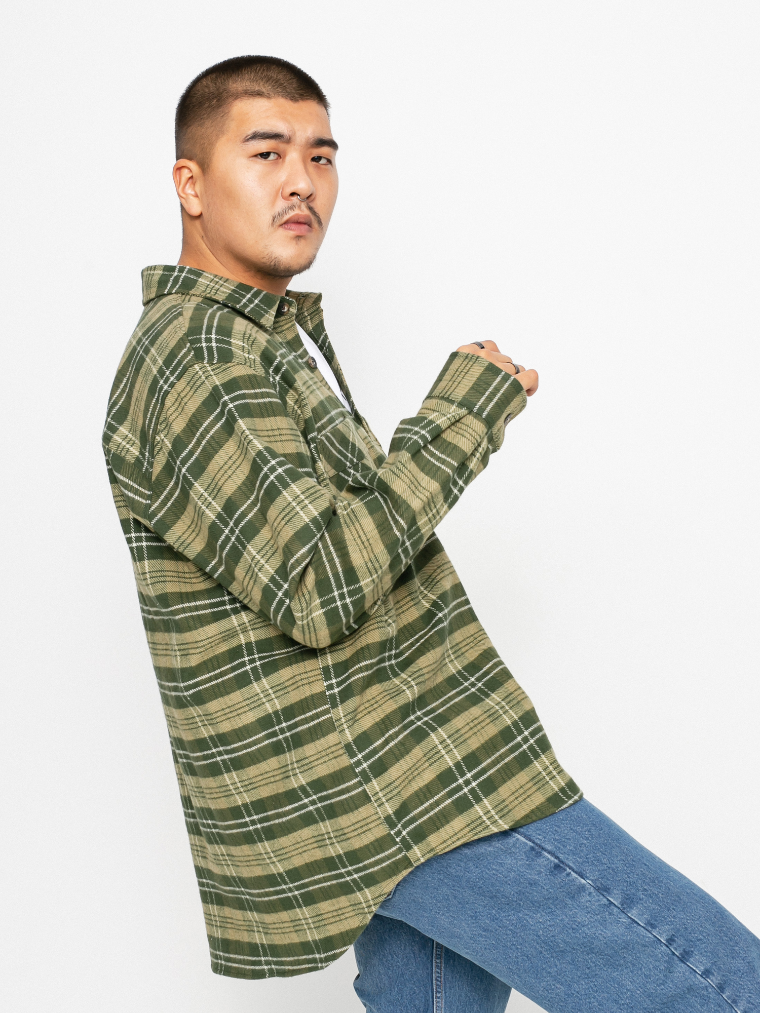 Koszula Polar Skate Flannel (uniform green)
