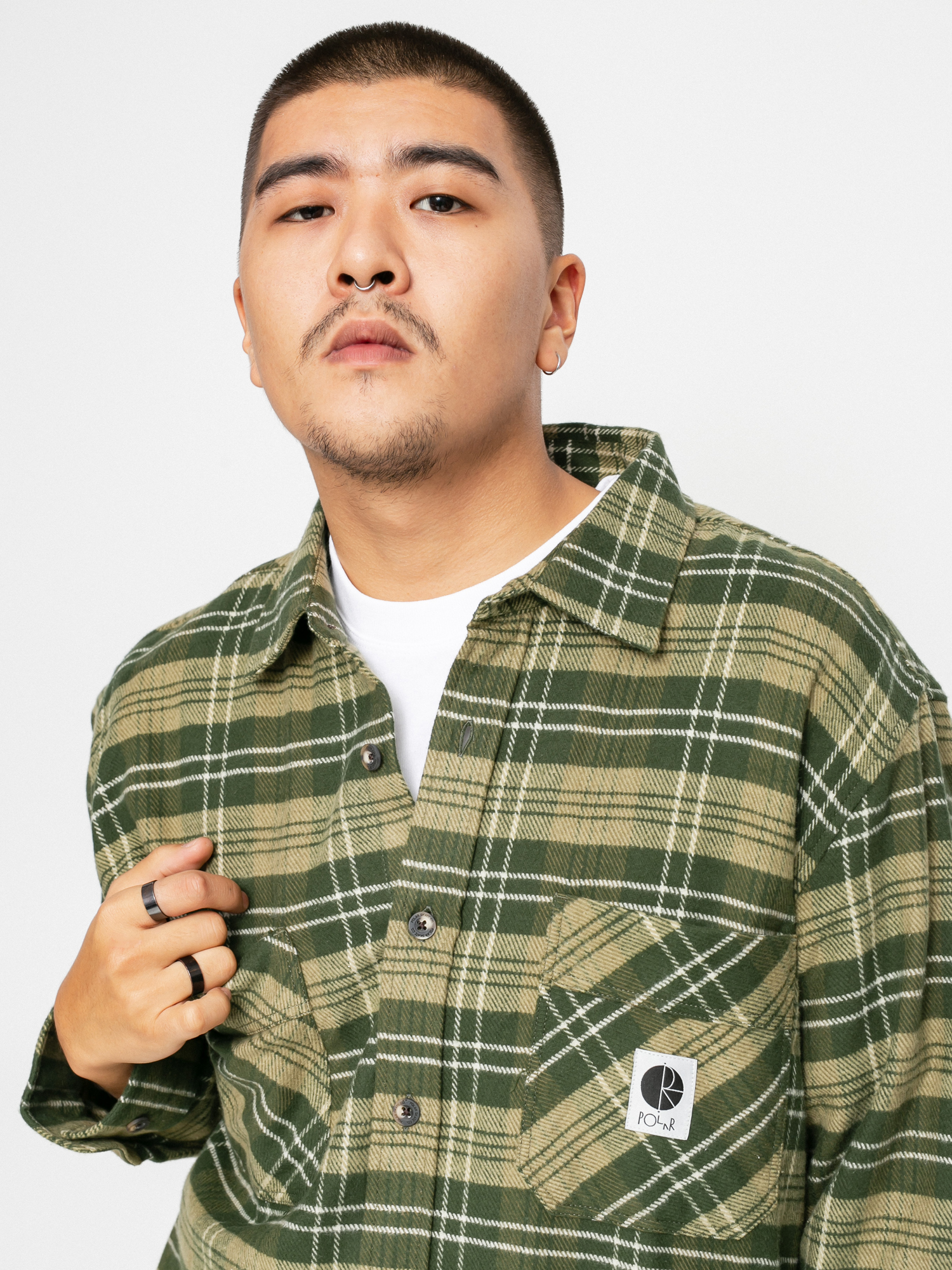 Koszula Polar Skate Flannel (uniform green)