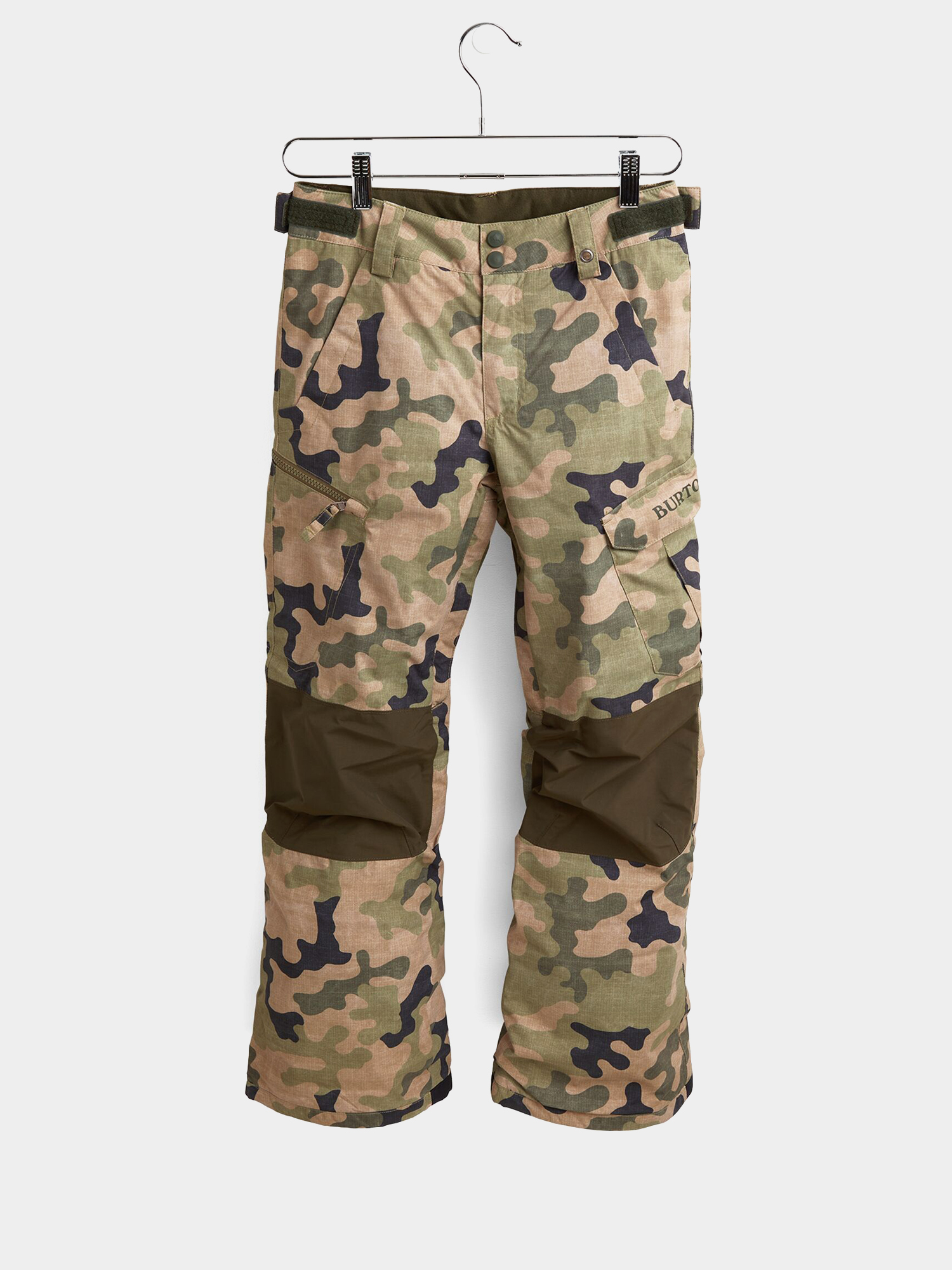 Spodnie snowboardowe Burton Exile Cargo JR (martini olive terra camo/forest night)