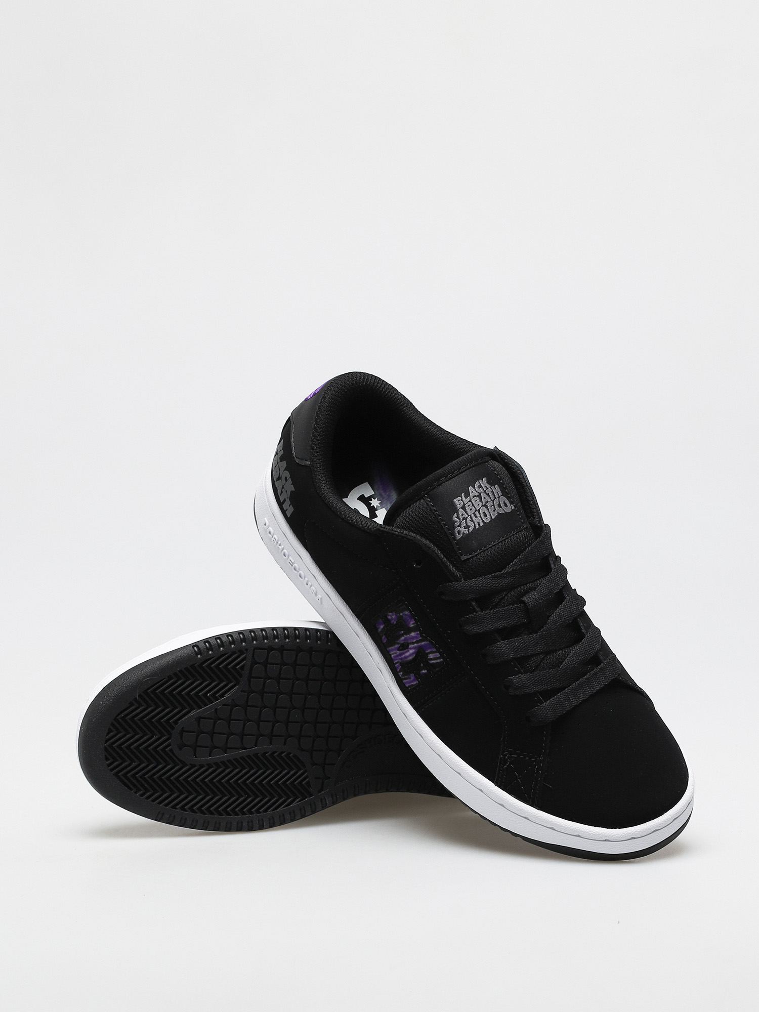 Buty DC X Black Sabbath Striker czarny (black/white/purple)