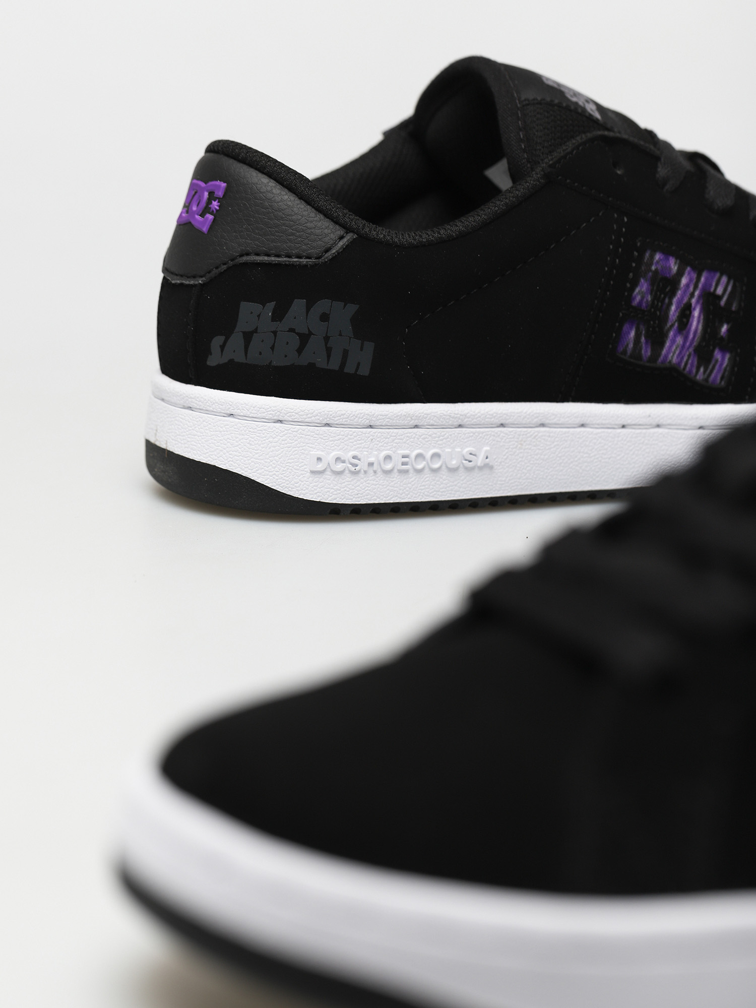 Buty DC X Black Sabbath Striker (black/white/purple)