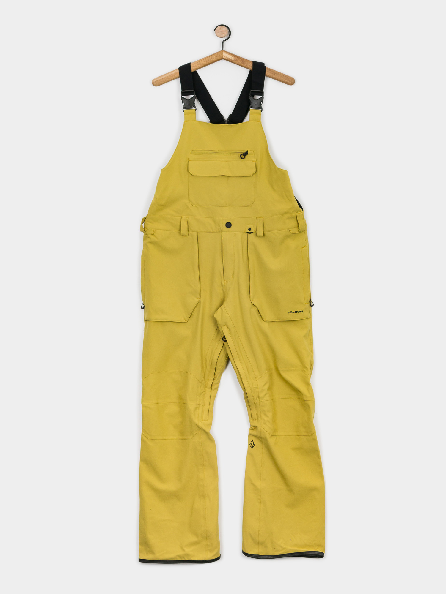 Męskie Spodnie snowboardowe Volcom Roan Bib Overall (gold)