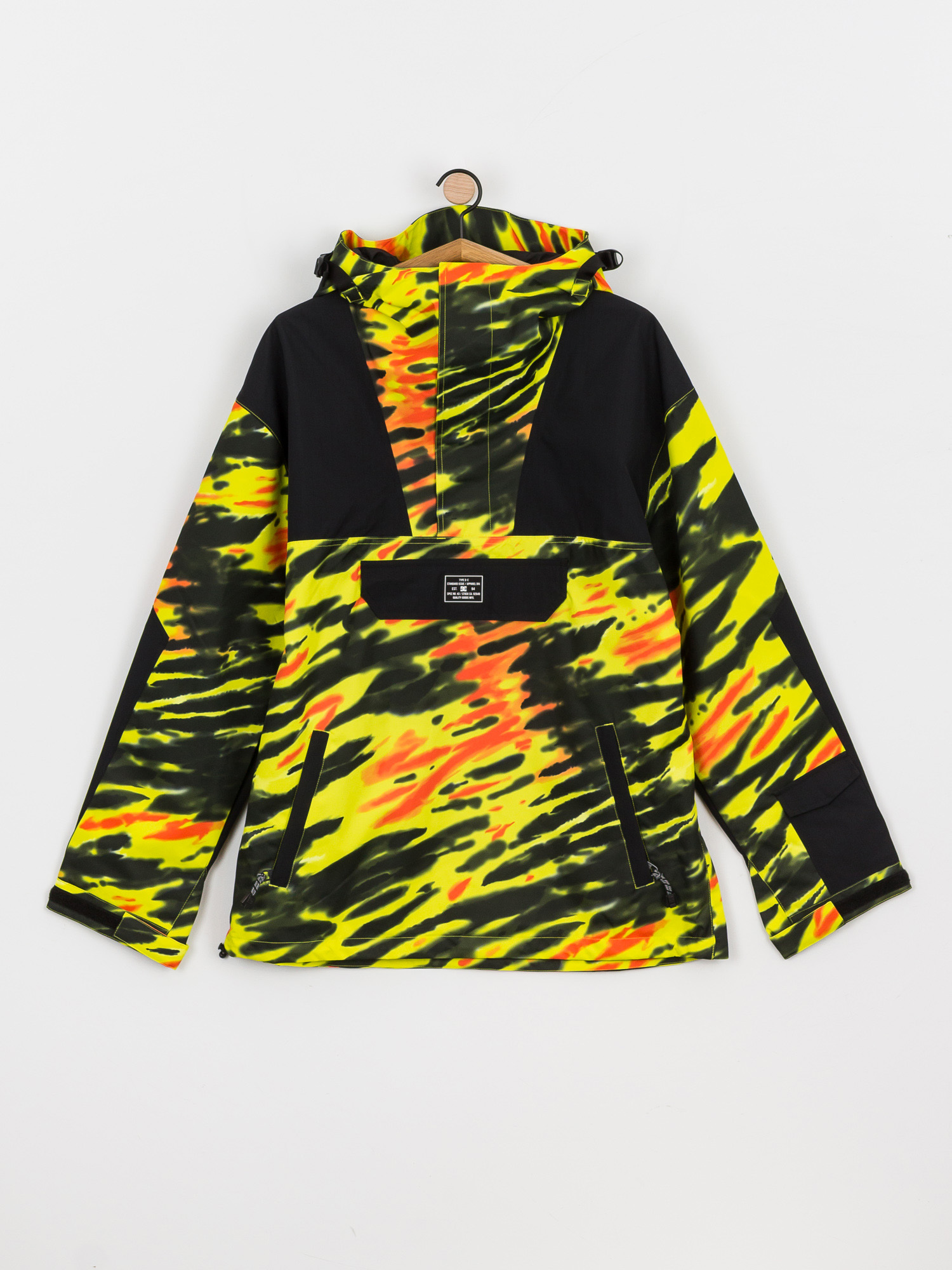 Męska Kurtka snowboardowa DC 43 Anorak (angled tie dye sulphur spring)