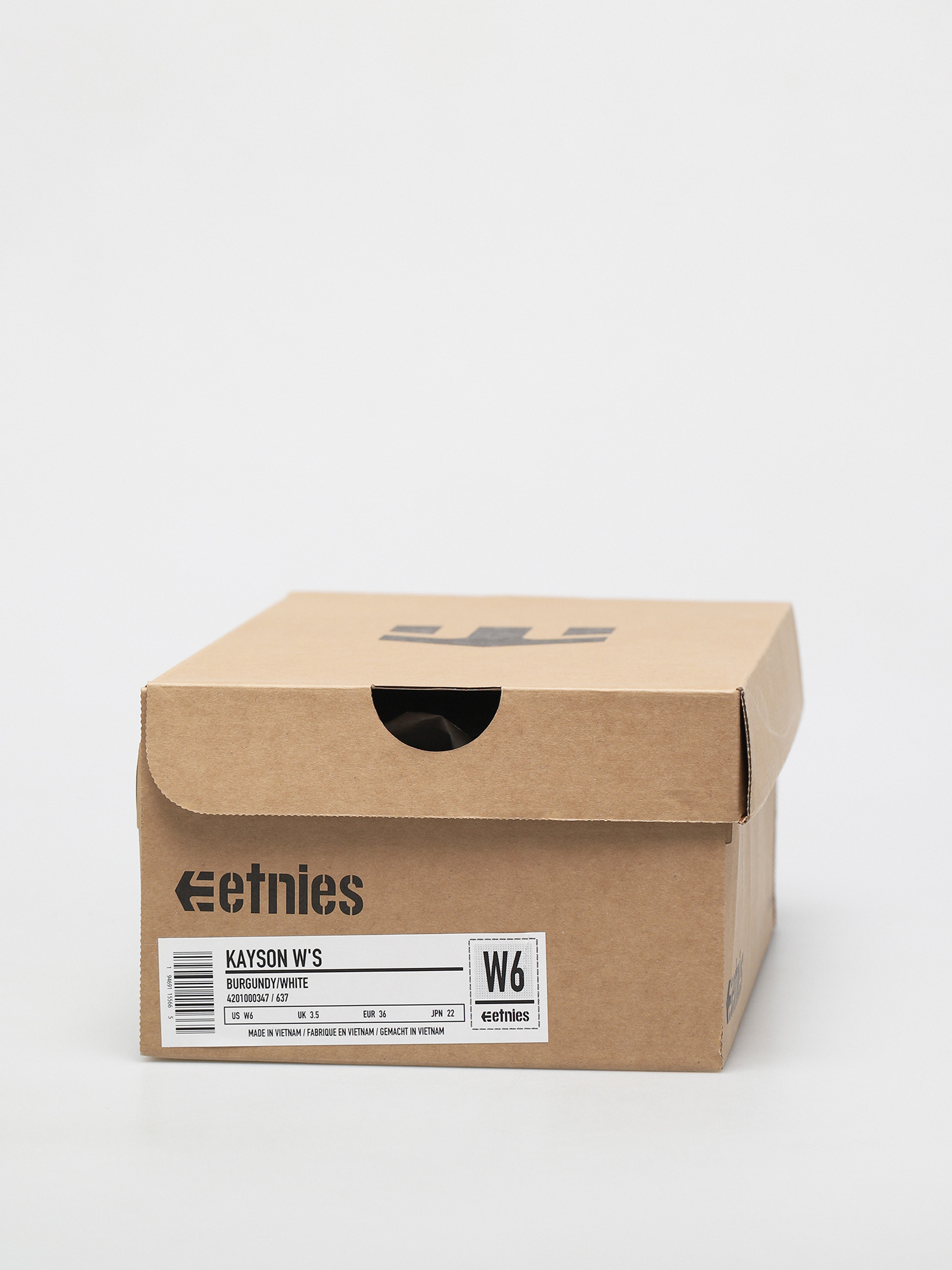 Buty Etnies Kayson Wmn (burgundy/white)