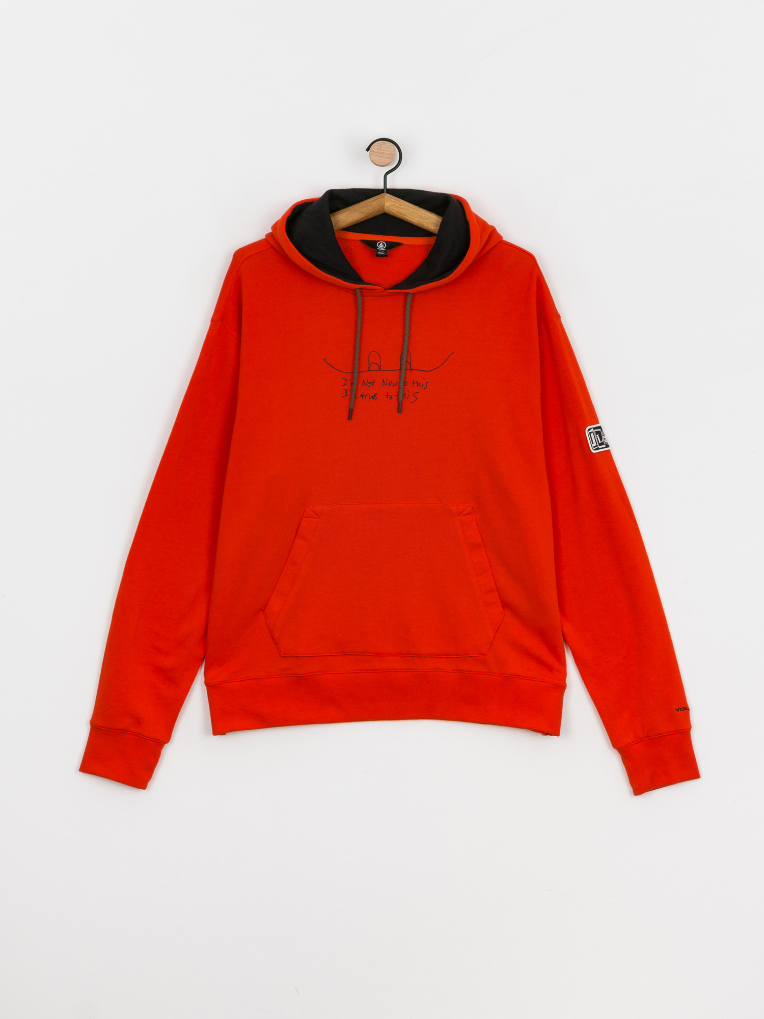 Bluza z kapturem Volcom Jla HD (orange)