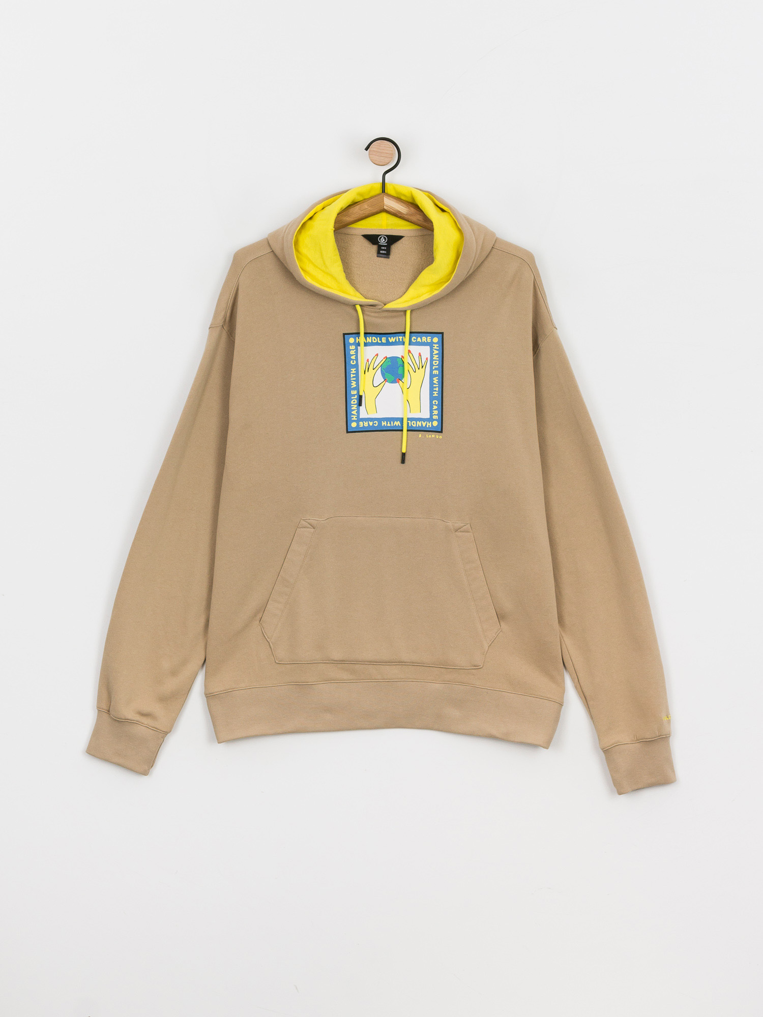 Bluza z kapturem Volcom Di HD (khaki)