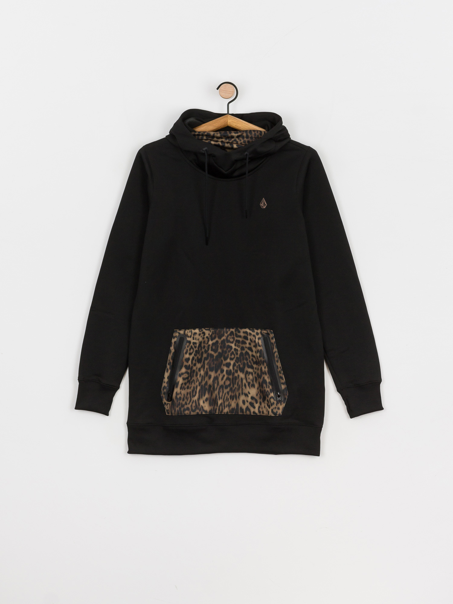 Bluza z kapturem Volcom Spring Shred HD Wmn (black)