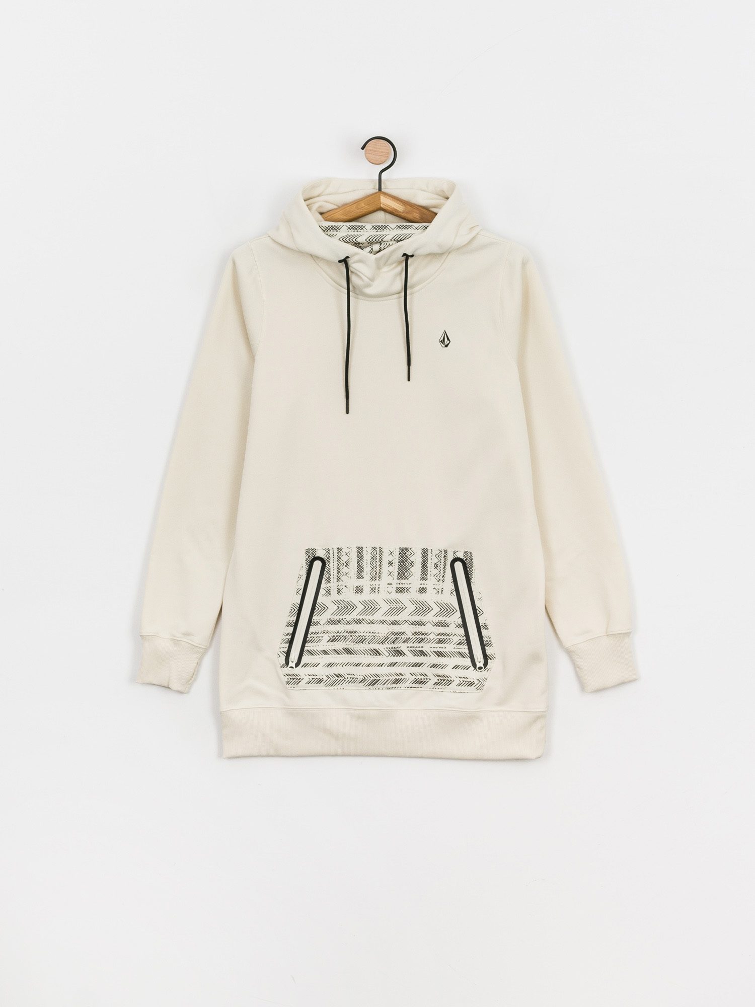 Bluza z kapturem Volcom Spring Shred HD Wmn (bone)