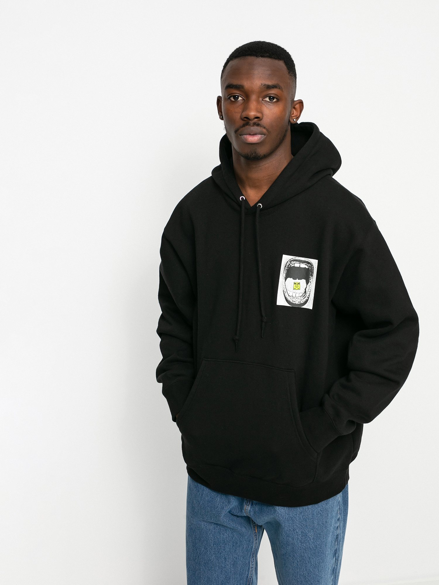 Bluza z kapturem OBEY Scream HD Wmn (black)