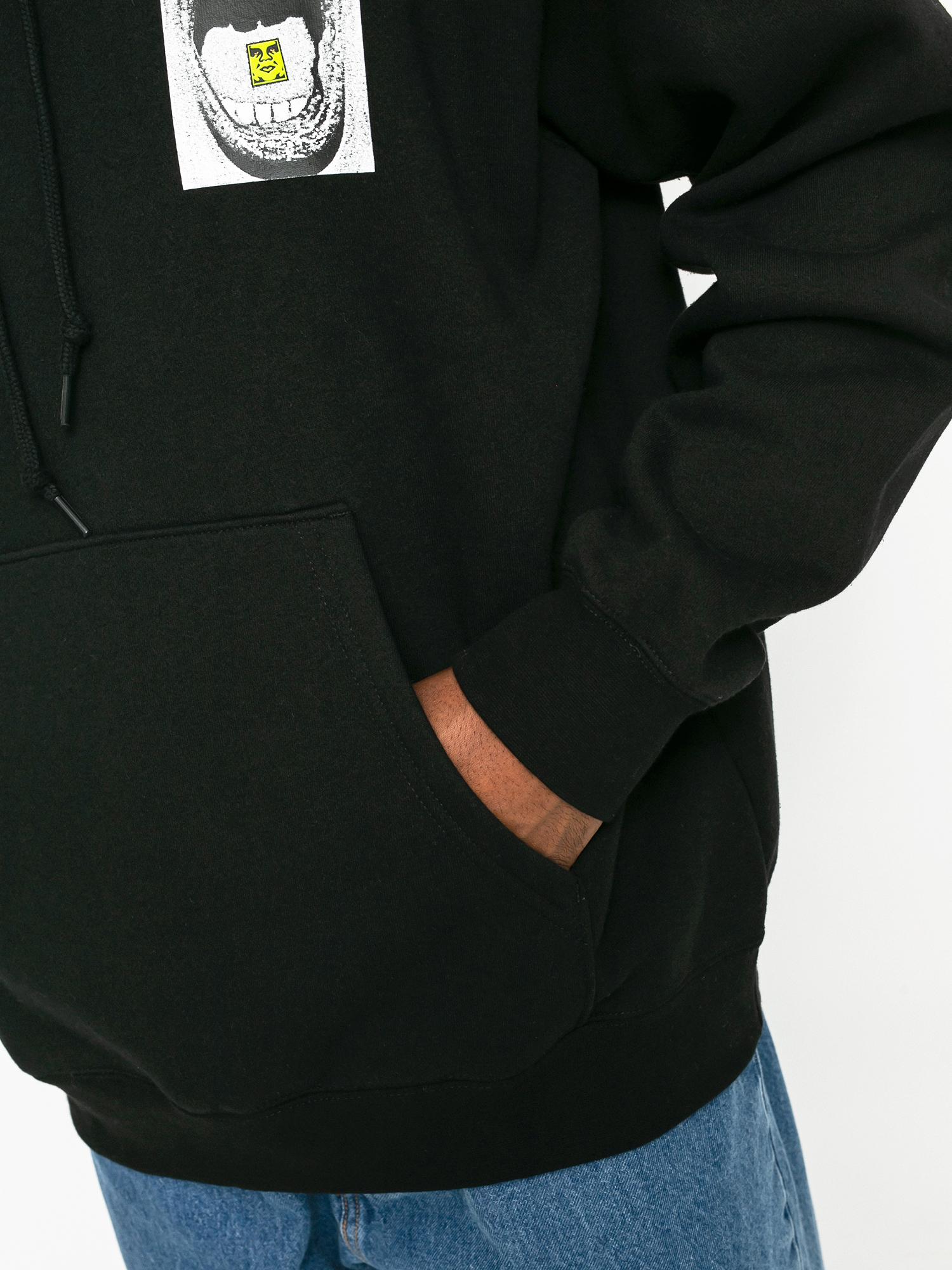 Bluza z kapturem OBEY Scream HD Wmn (black)