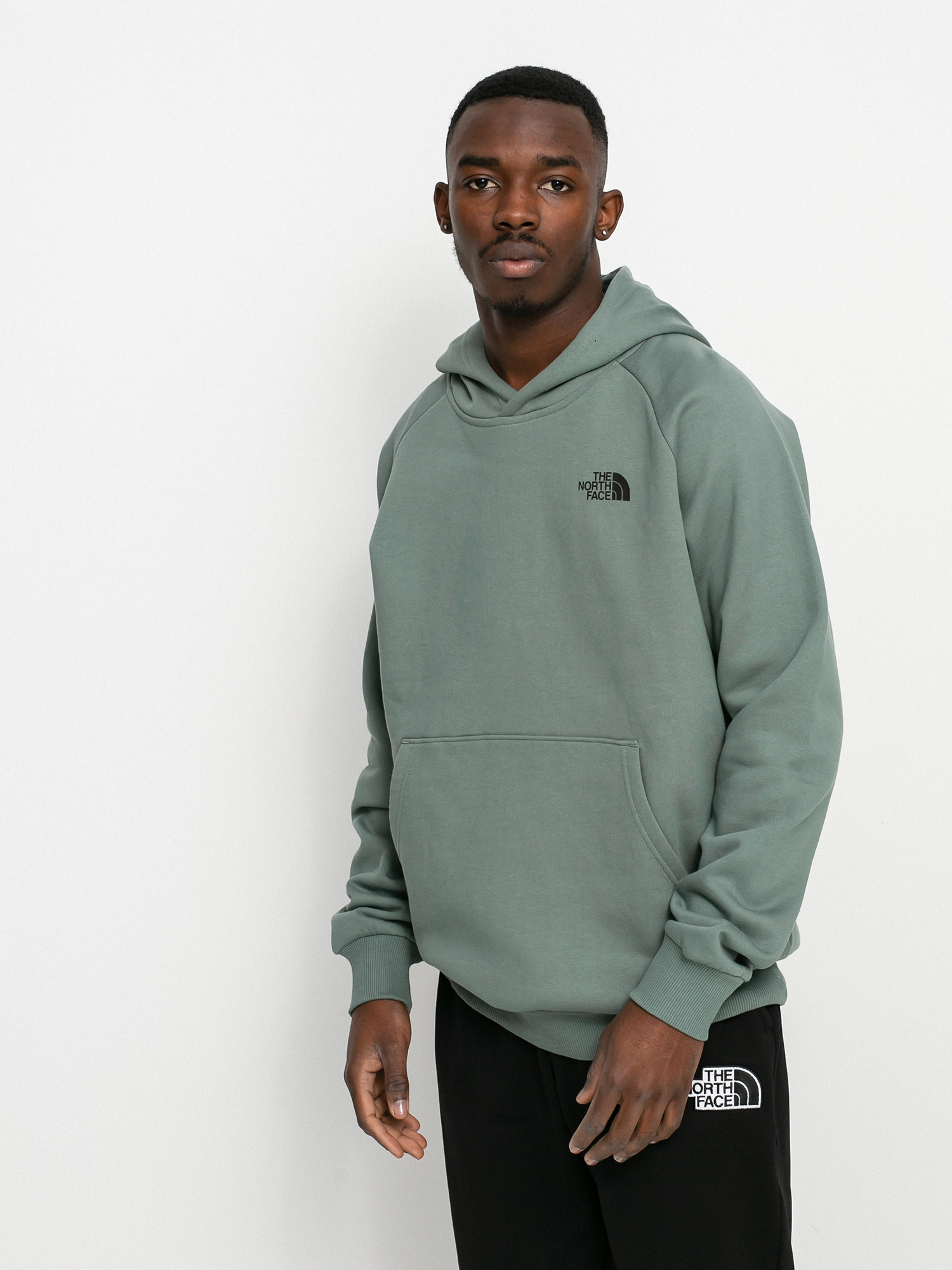 Bluza z kapturem The North Face Raglan Redbox HD (balsam green)