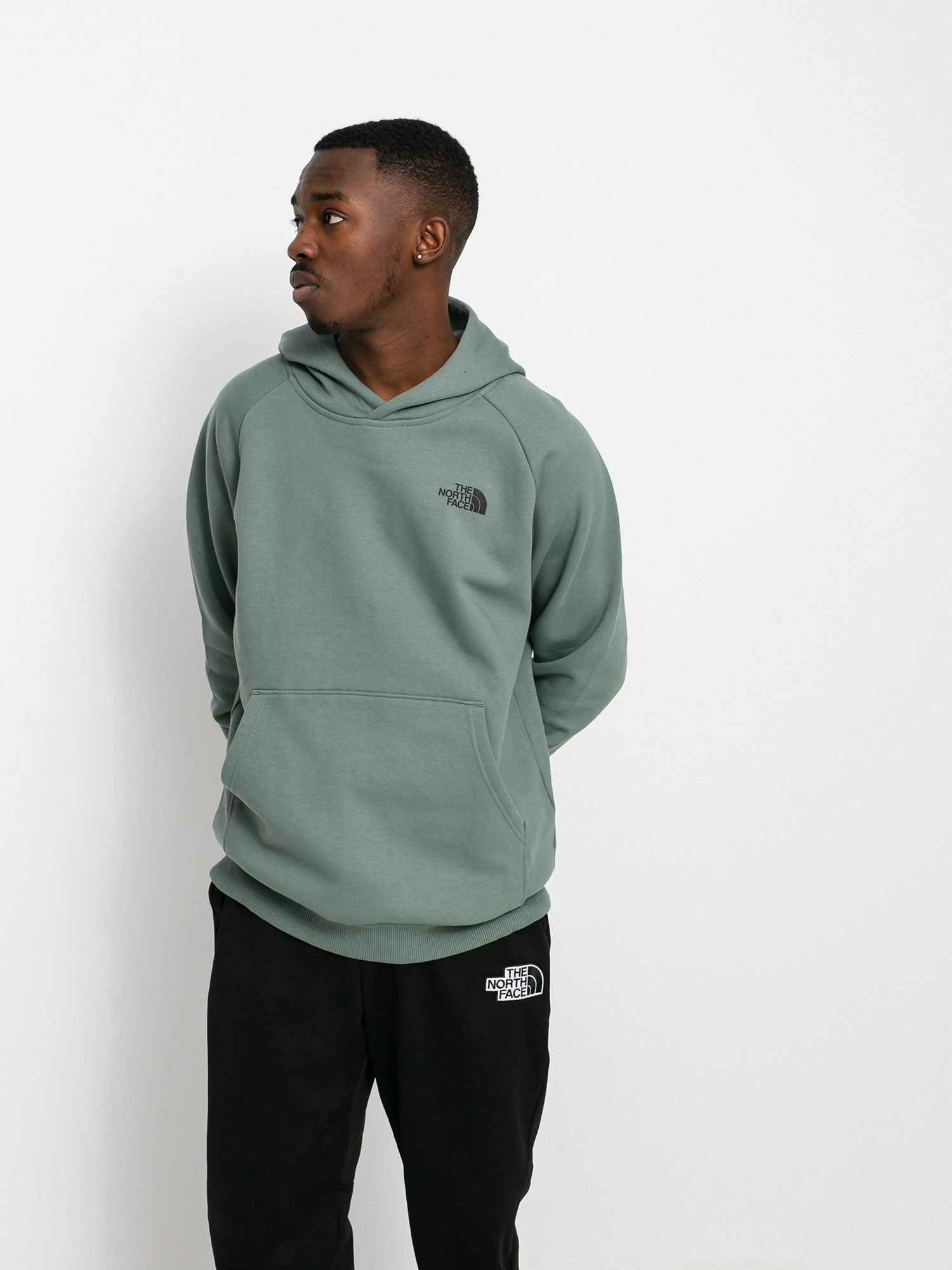 Bluza z kapturem The North Face Raglan Redbox HD (balsam green)