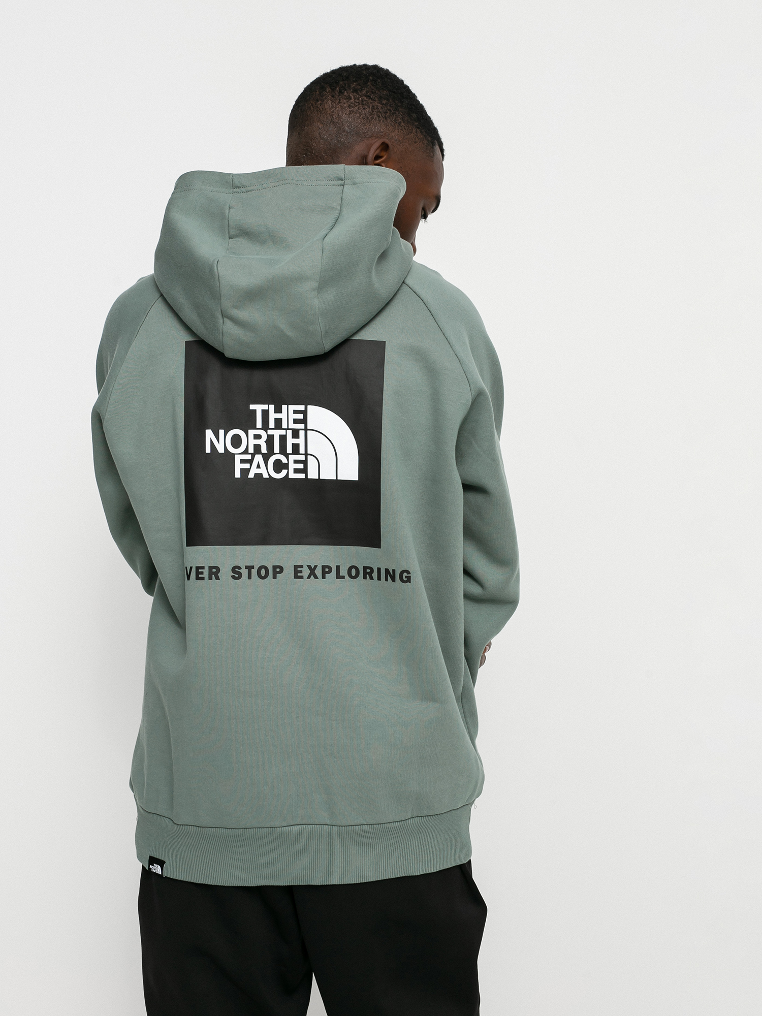 Bluza z kapturem The North Face Raglan Redbox HD (balsam green)