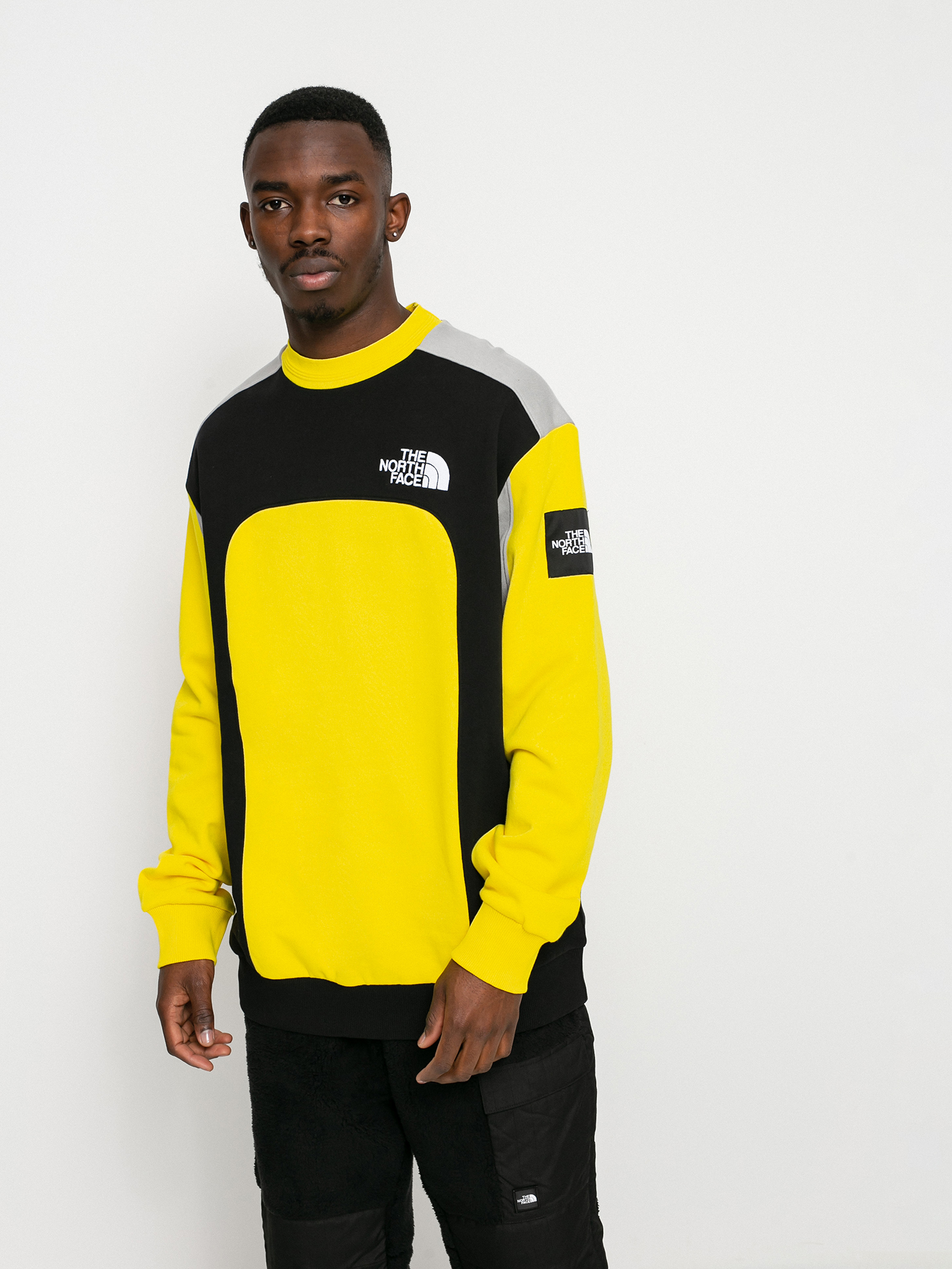 Bluza The North Face Black Box Cut & Sew (lightning yellow)