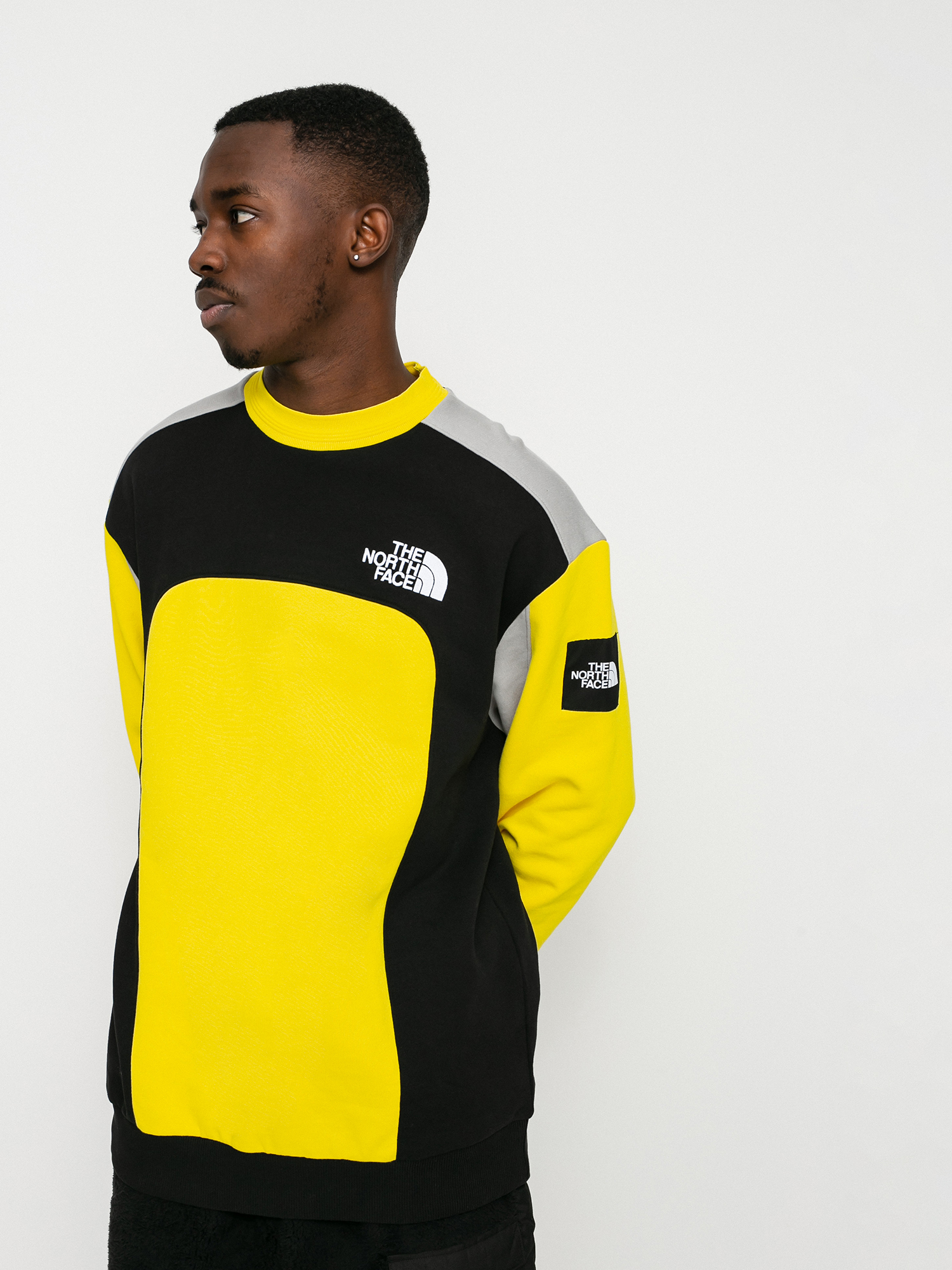 Bluza The North Face Black Box Cut & Sew (lightning yellow)