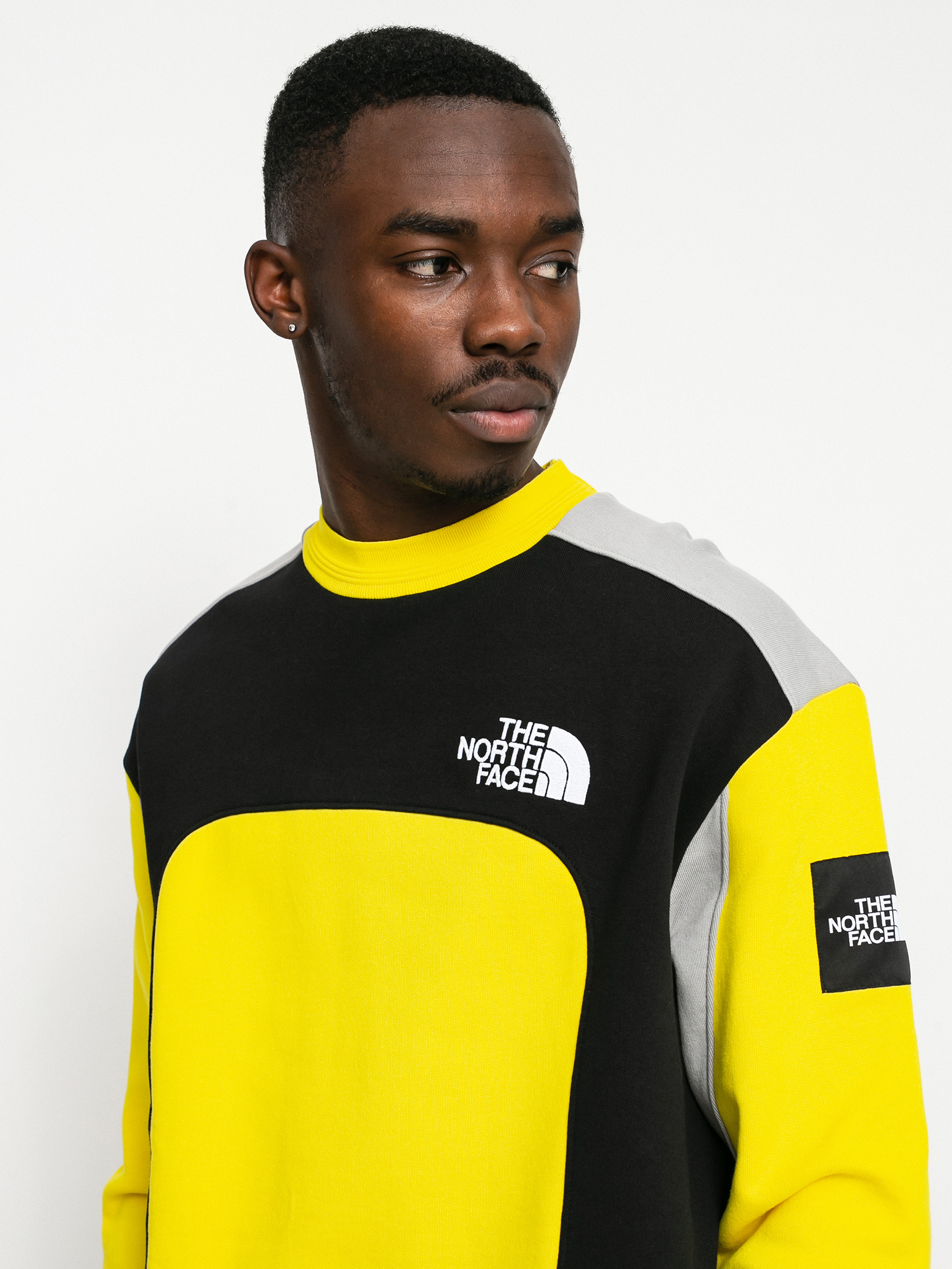Bluza The North Face Black Box Cut & Sew (lightning yellow)