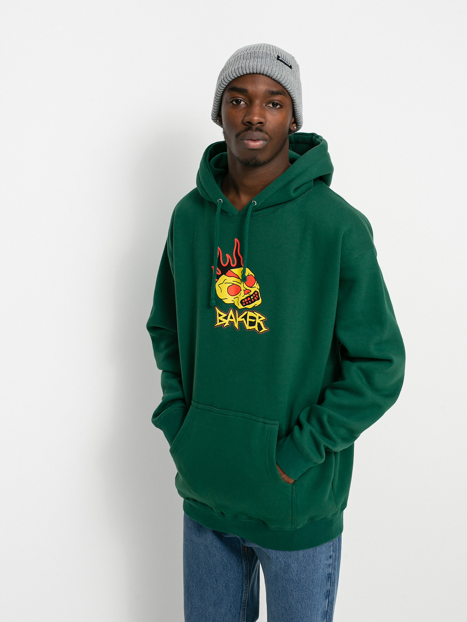Bluza z kapturem Baker Dagger HD (forest green)