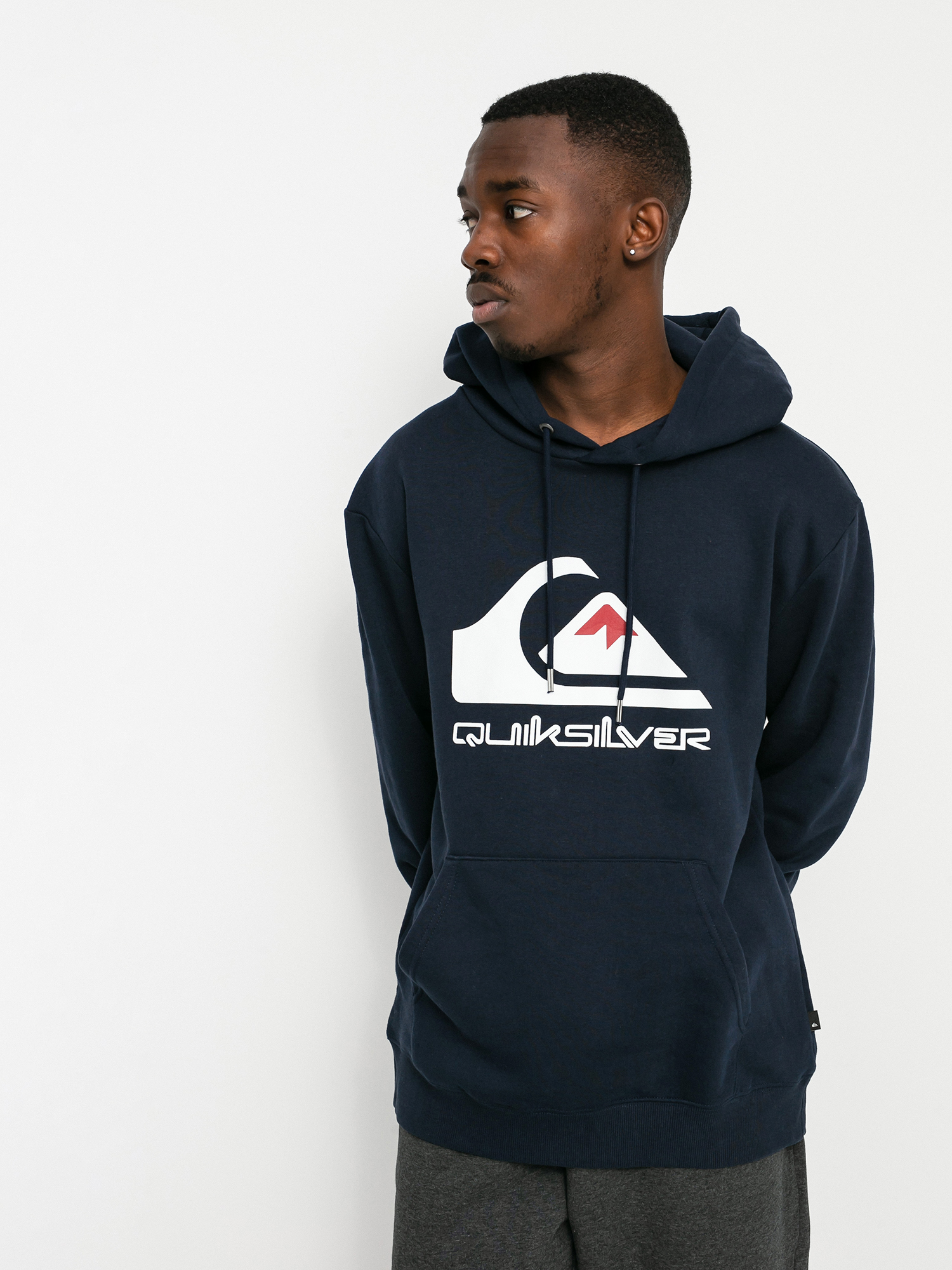 Bluza z kapturem Quiksilver Big Logo HD (navy blazer)
