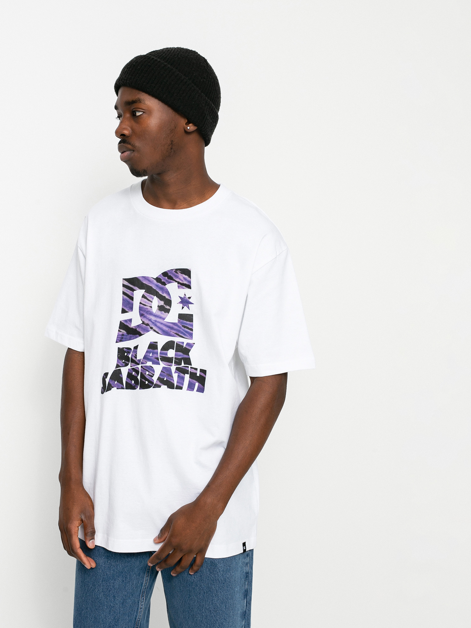 T-shirt DC X Black Sabbath Star Fill (white)